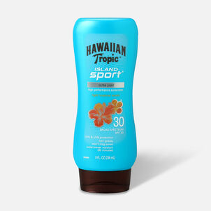 Hawaiian Tropic Island Sport Sunscreen Lotion, 8 oz.