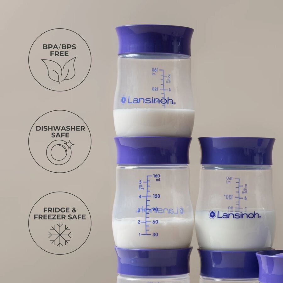 Lansinoh Milk Storage Bottles, 4 ct., , large image number 5