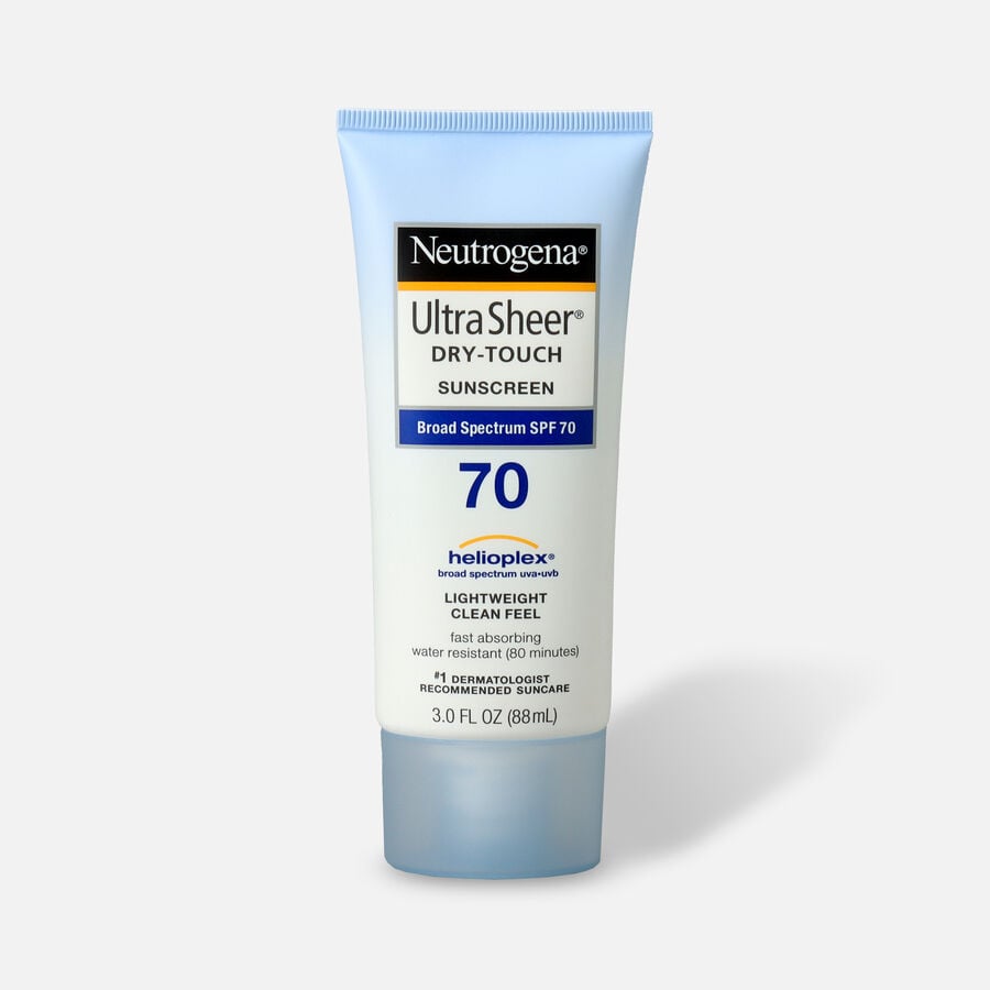 Neutrogena Ultra Sheer SPF 70 Dry-Touch Sunscreen, 3 oz., , large image number 0