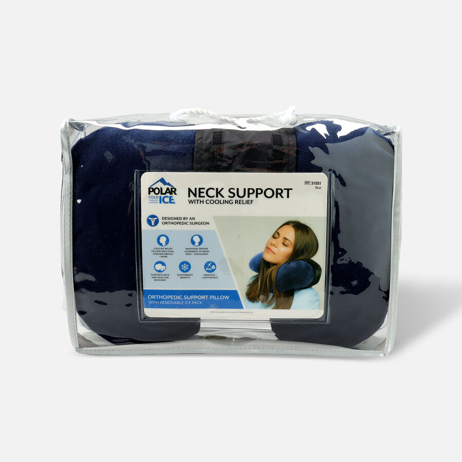 Polar Ice Neck Support with Cooling Relief, Blue, Blue, large image number 1