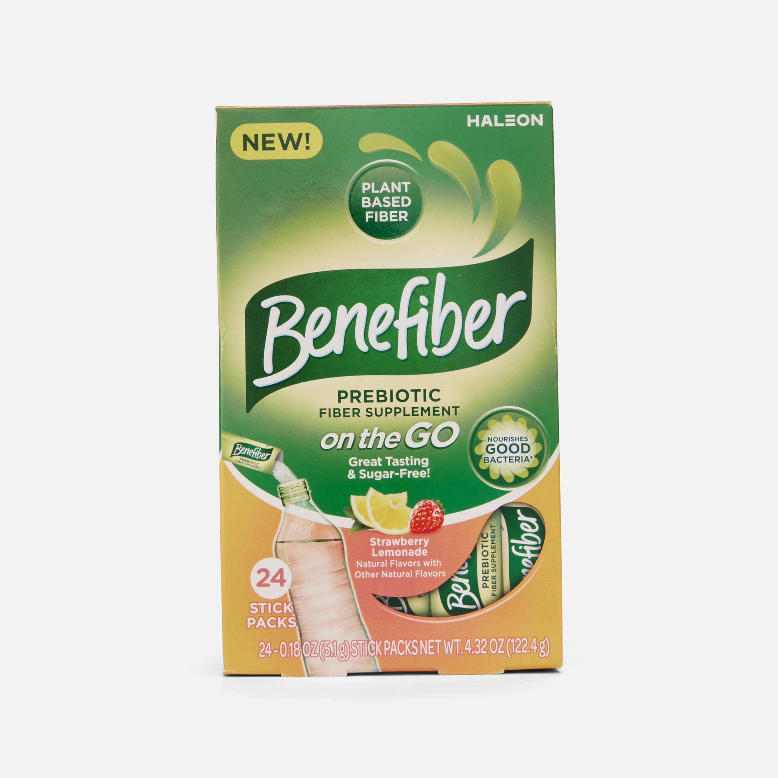 Benefiber On The Go Prebiotic Fiber Supplement Powder FSA Eligible Benefiber On The Go Prebiotic Daily Fiber Supplement