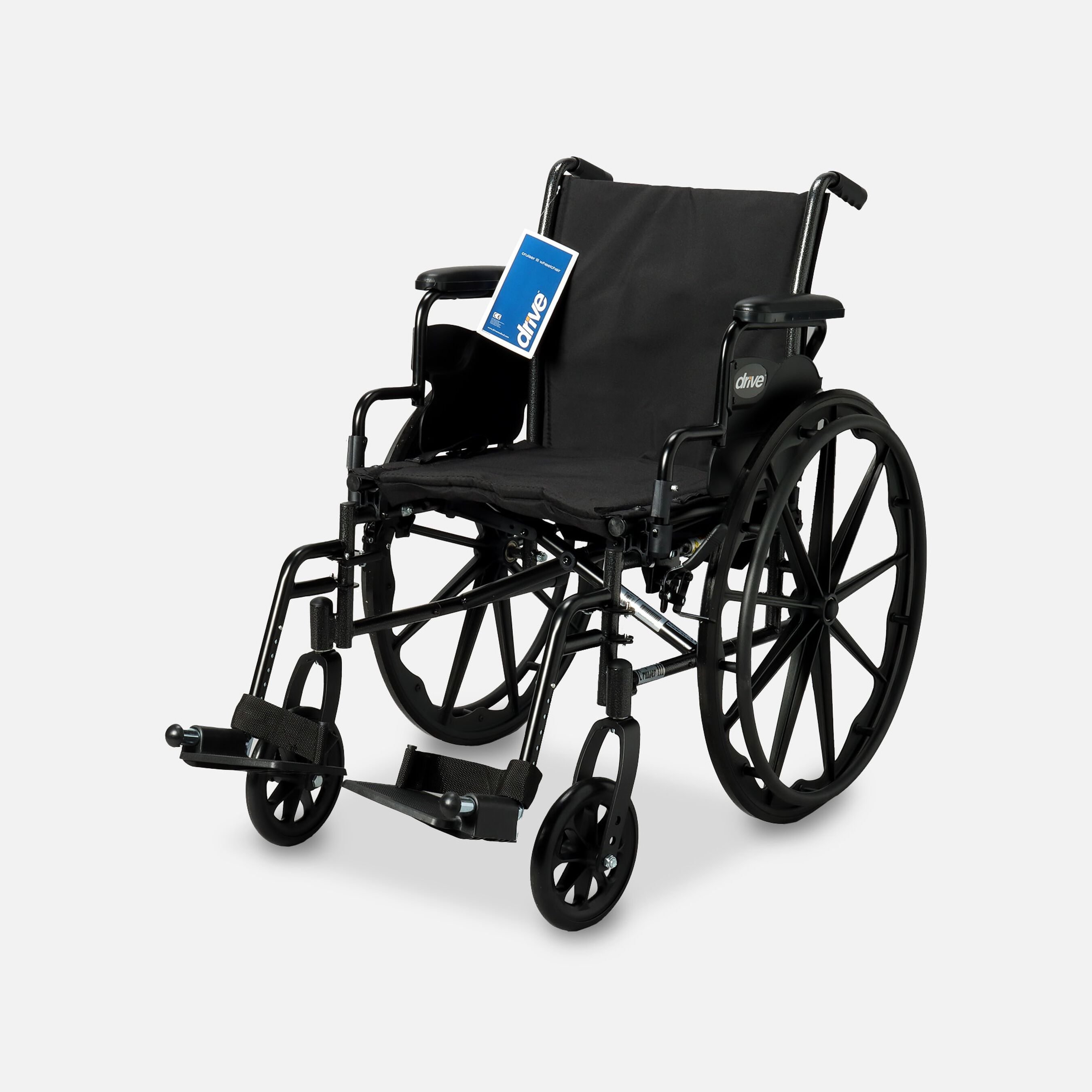 FSA Eligible Drive Cruiser III Lightweight Wheelchair, Swing Away