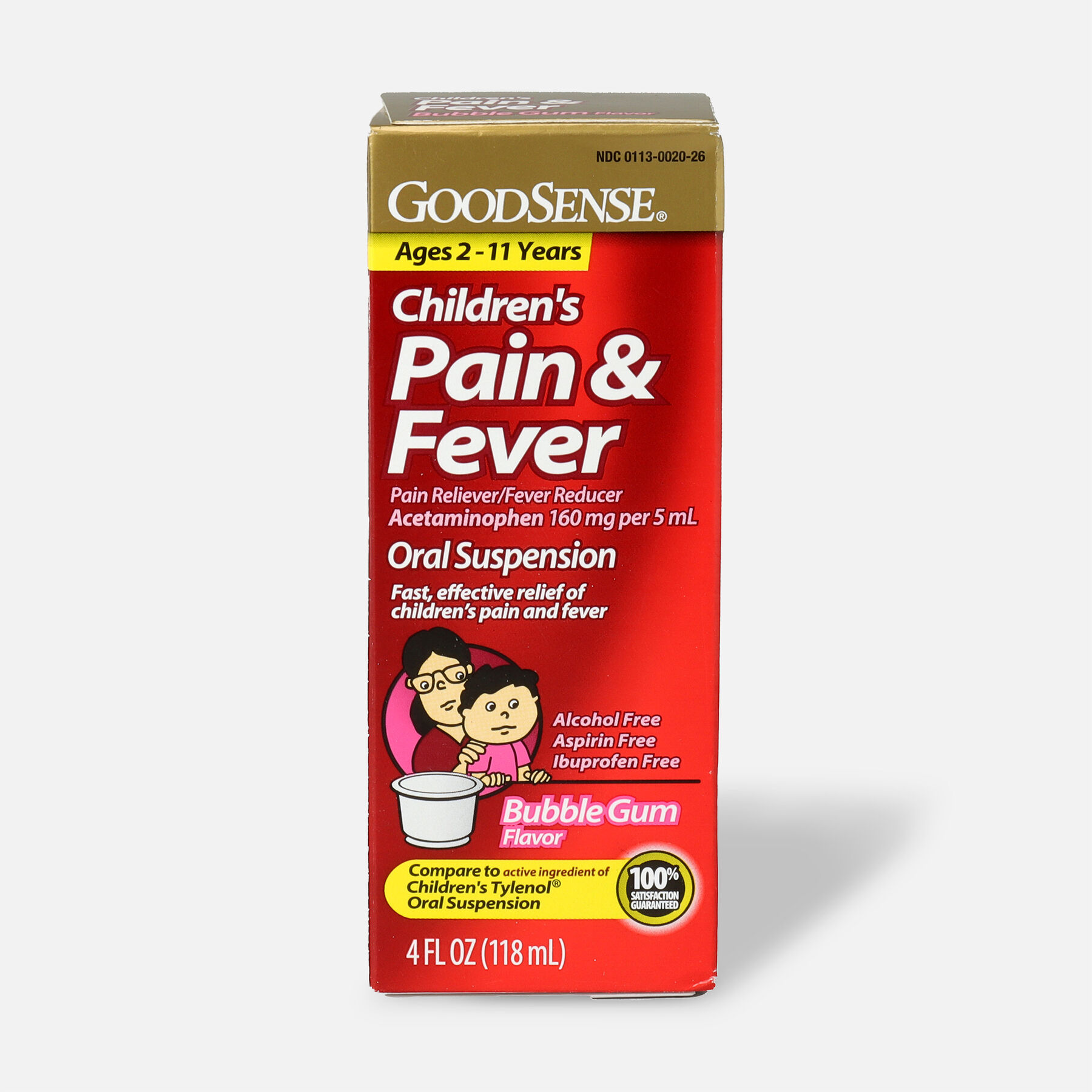 GoodSense® Child Pain Relief 160 mg Liquid, 4 fl oz