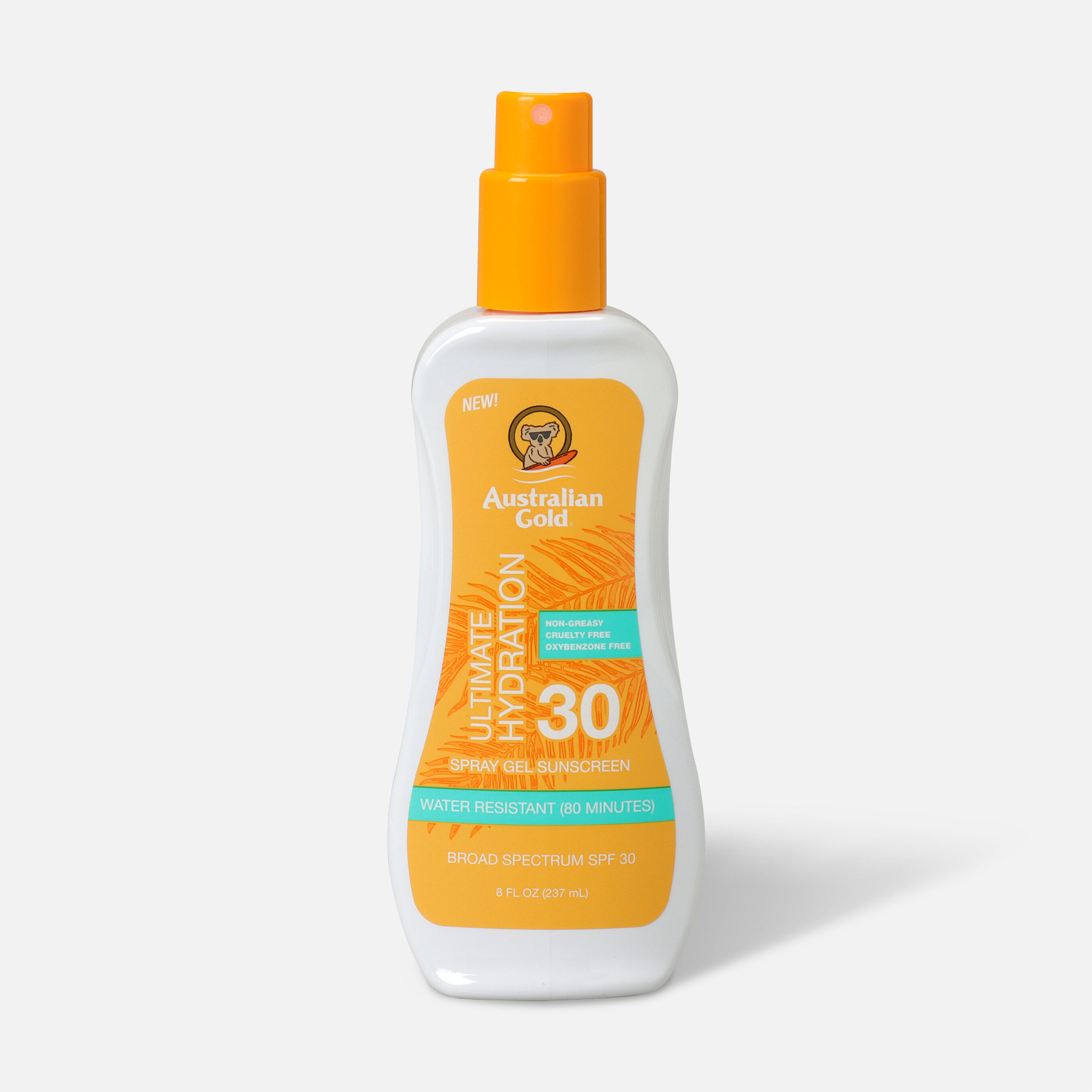 Australian Gold Spray Gel, SPF 30, 8oz.