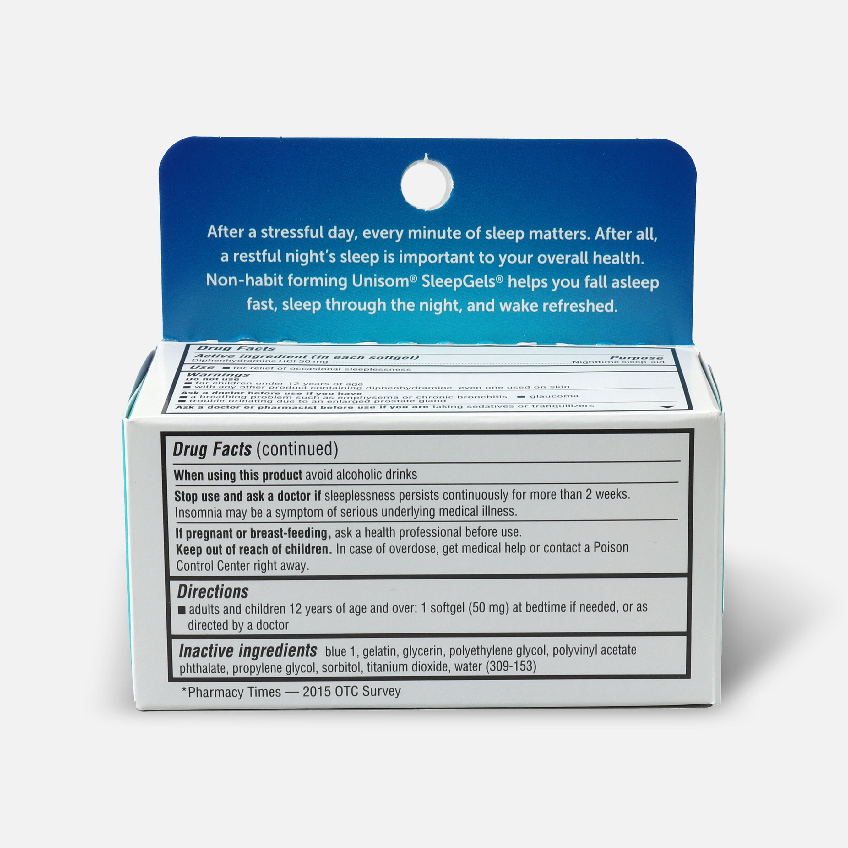 FSA Eligible Unisom SleepGels, Maximum Strength Nighttime Sleep Aid