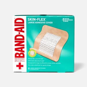 BAND-AID&reg; Skin-Flex Large Adhesive Cover Bandages, 6 ct.