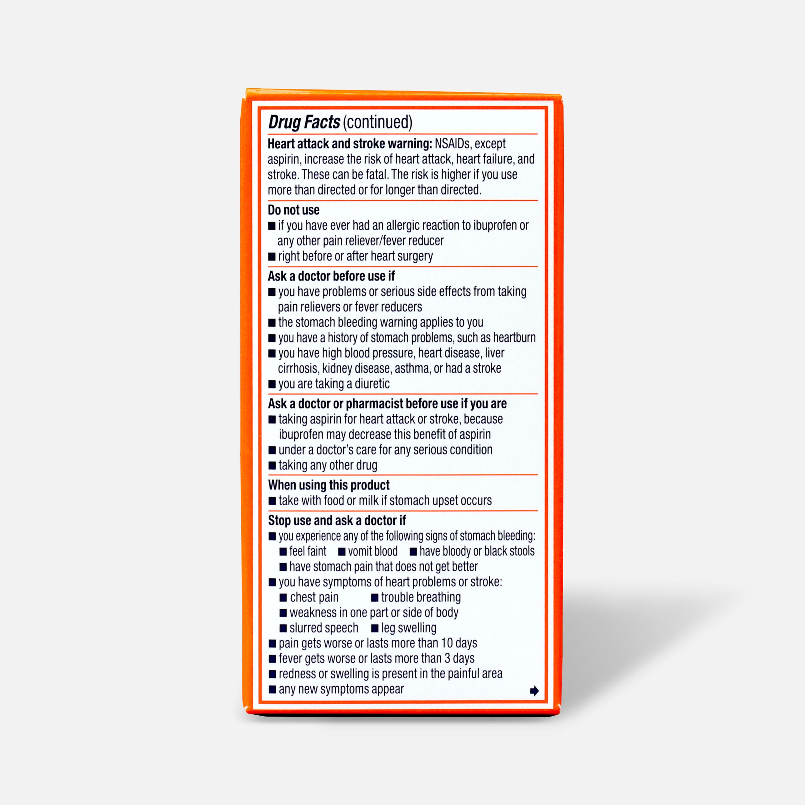 FSA Eligible Motrin IB Ibuprofen Pain Reliever/Fever Reducer, 200 mg