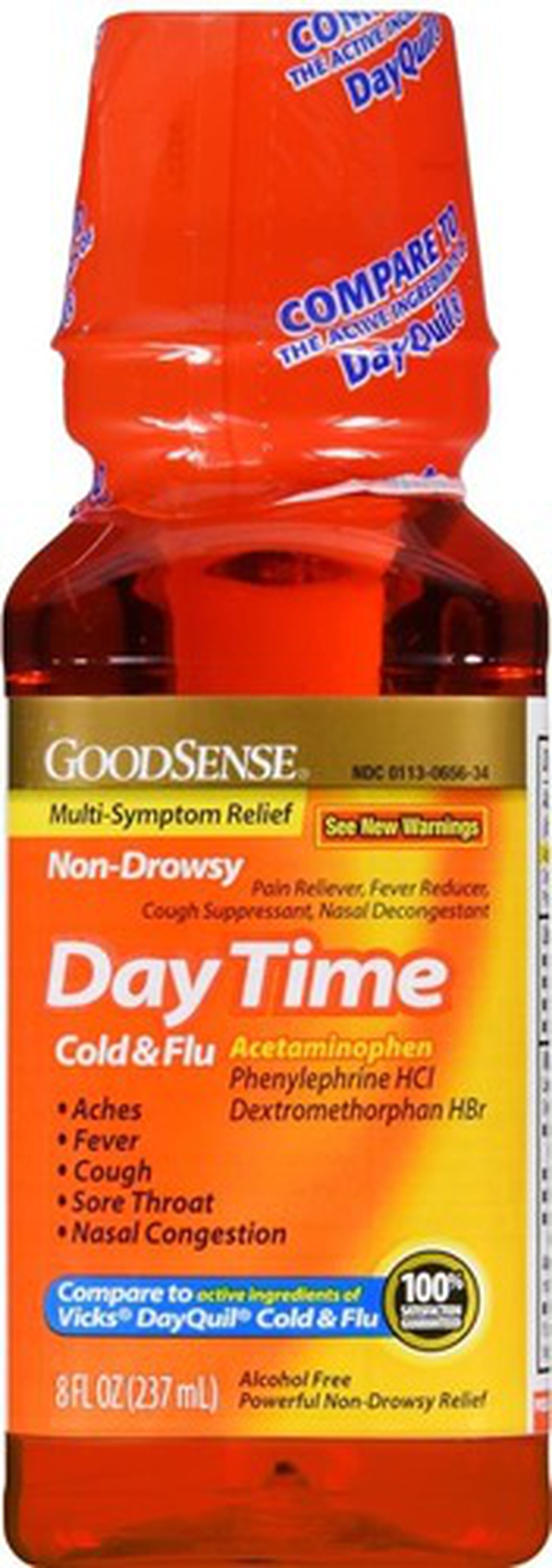 GoodSense® Daytime Cold and Flu Multi Symptom Non Drowsy, 8 oz