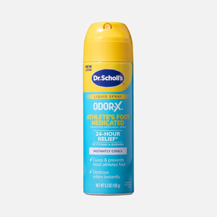 Dr. Scholl&rsquo;s Odor-X Athlete&rsquo;s Foot Instant Cool Medicated Liquid Spray, 5.3 oz., , large image number 0