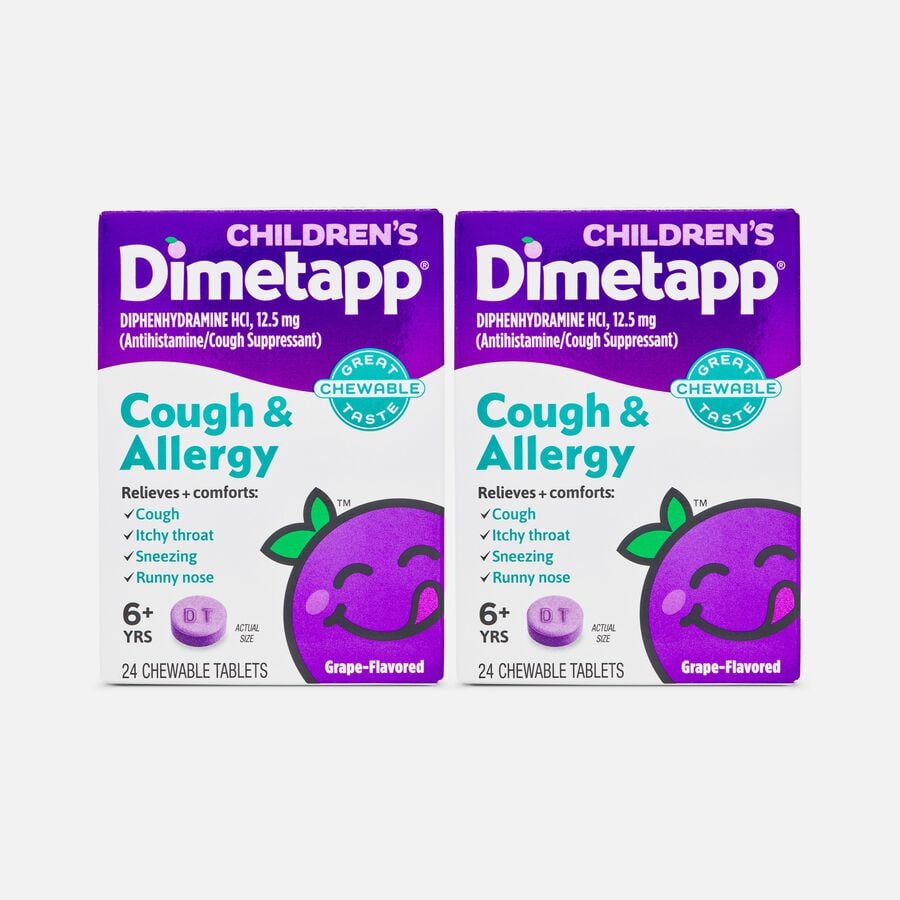 Children's Dimetapp Cough & Allergy Chewable, 24 ct. (2-Pack), , large image number 0