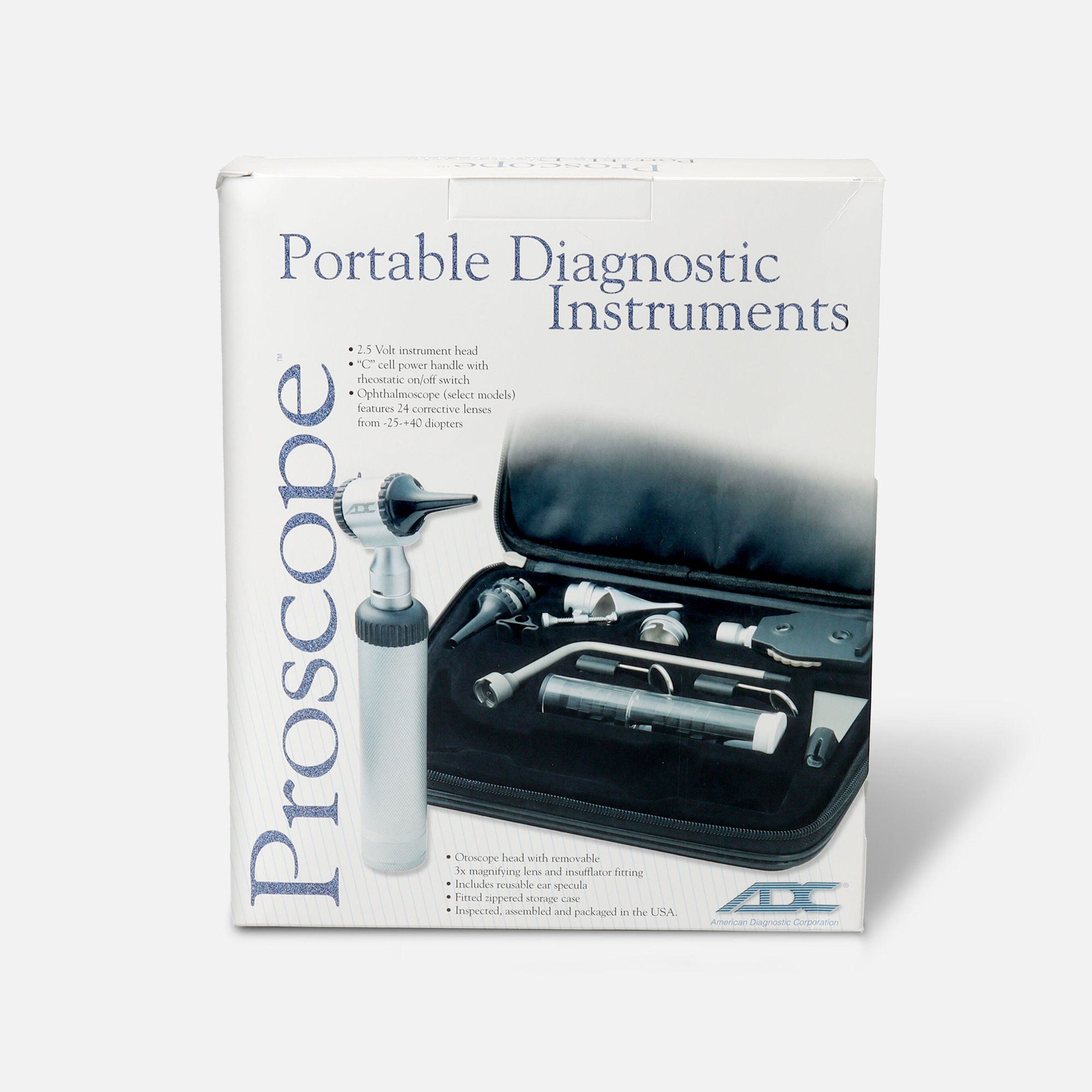 FSA Eligible Otoscope Ophthalmoscope Diagnostic Set, 2.5V FSA Store