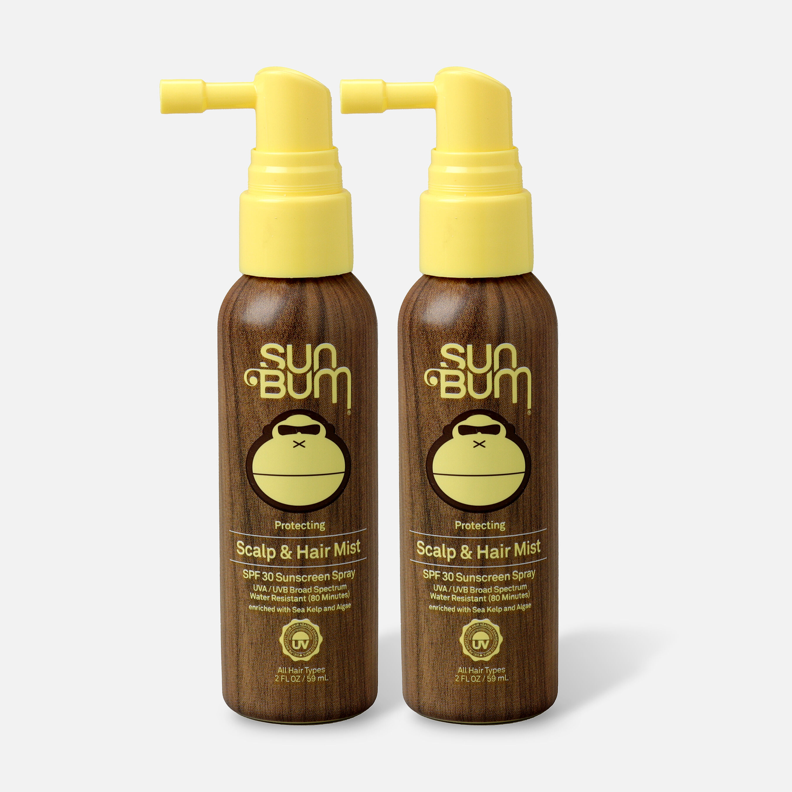 Sun Bum Scalp & Hair Mist SPF 30, 2 oz. (2Pack)