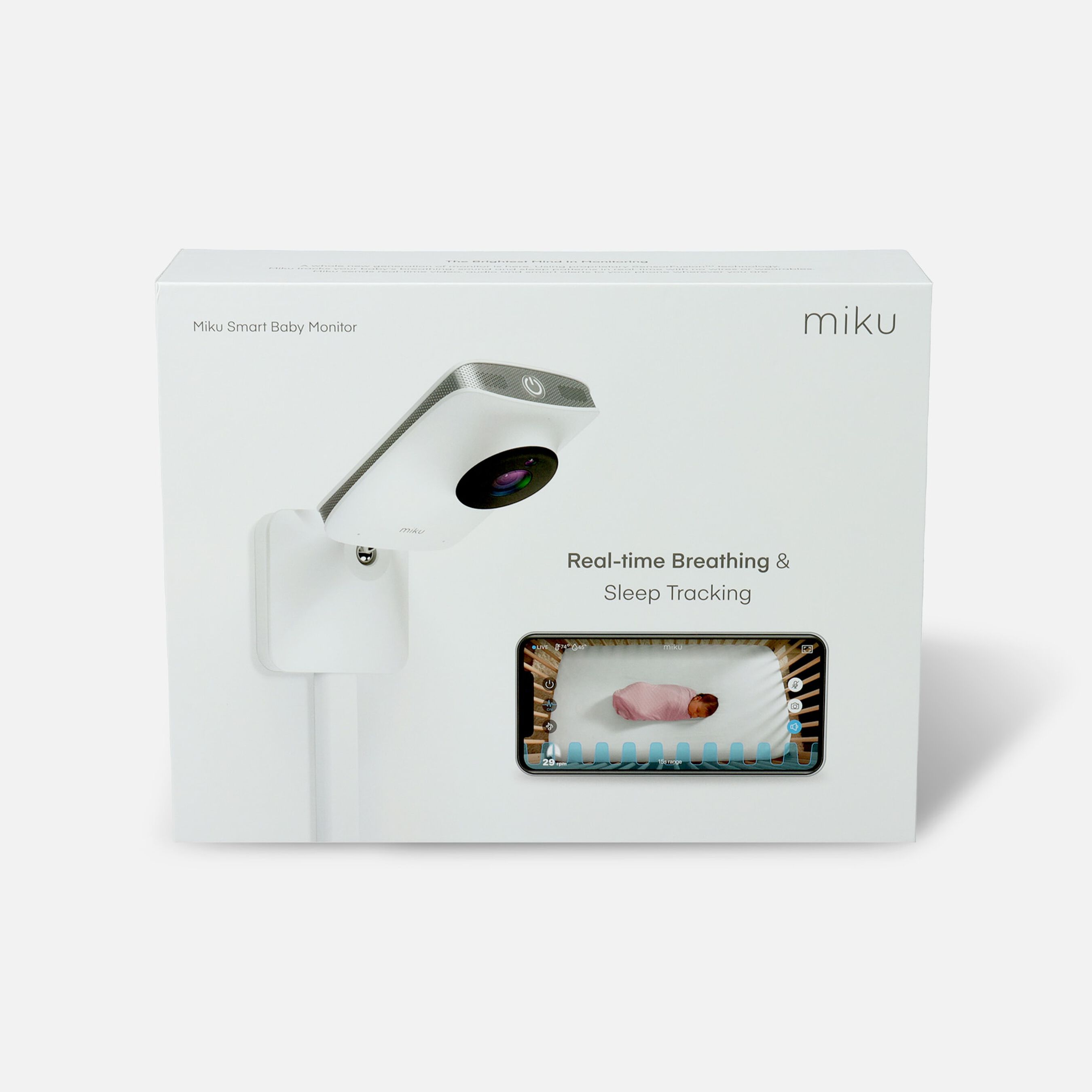 Miku Smart Baby Monitor with Breathing and Movement
