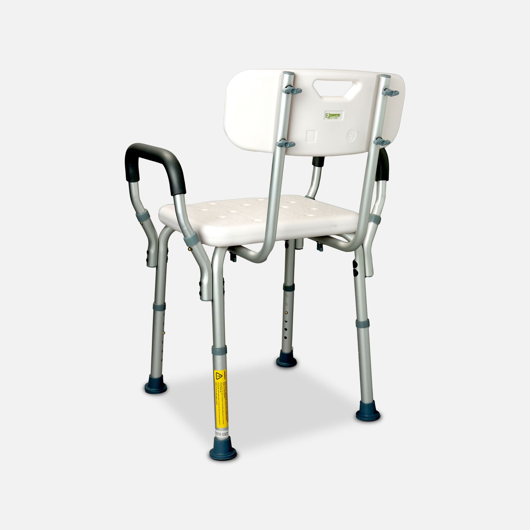 FSA Eligible Essential Medical Deluxe Molded Shower Bench with Arms and Back FSA Store