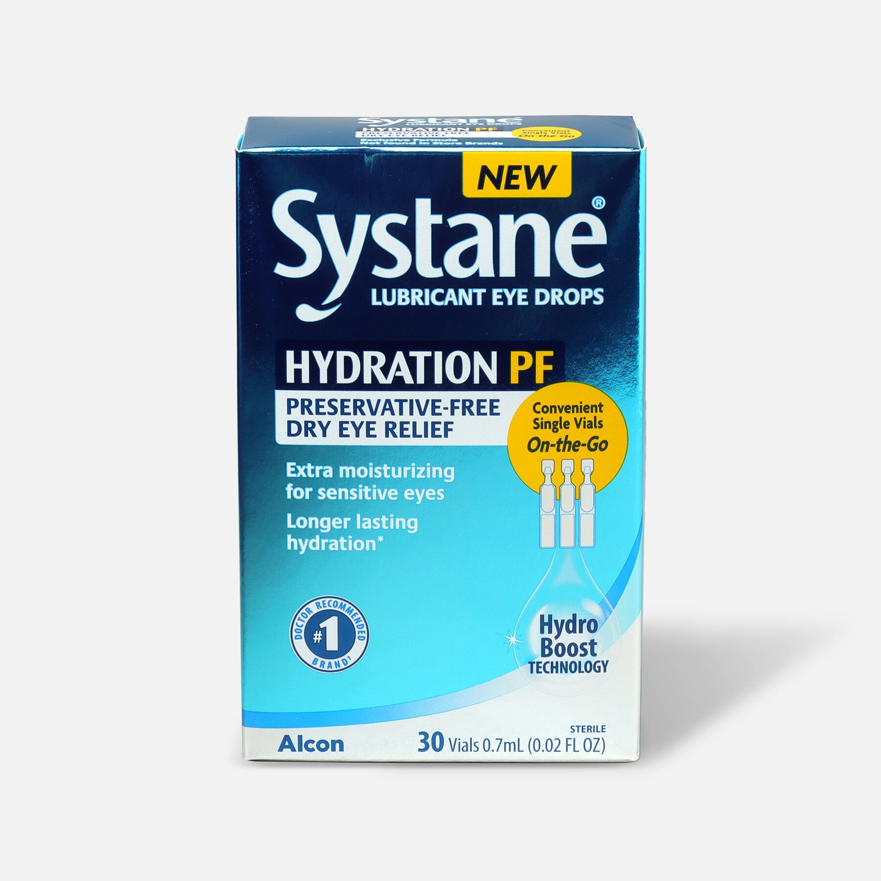 FSA Eligible Systane Hydration Preservative Free Eye Drops, 30 ct