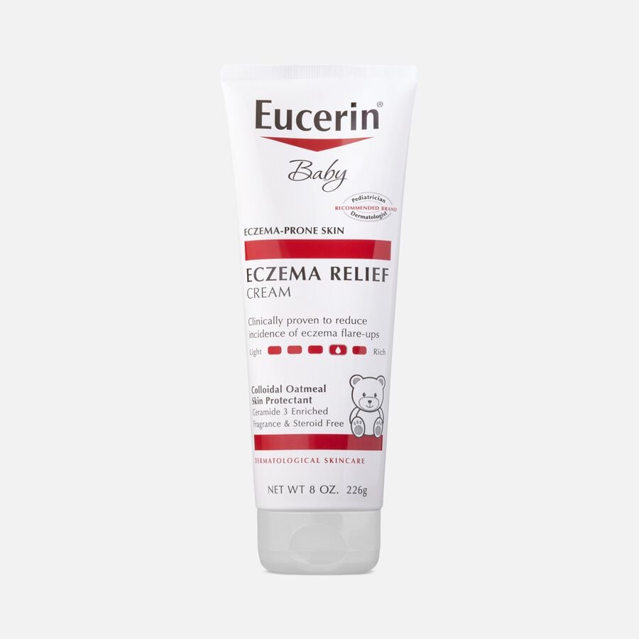 Eucerin Baby Eczema Cream, 8 oz., , large image number 0