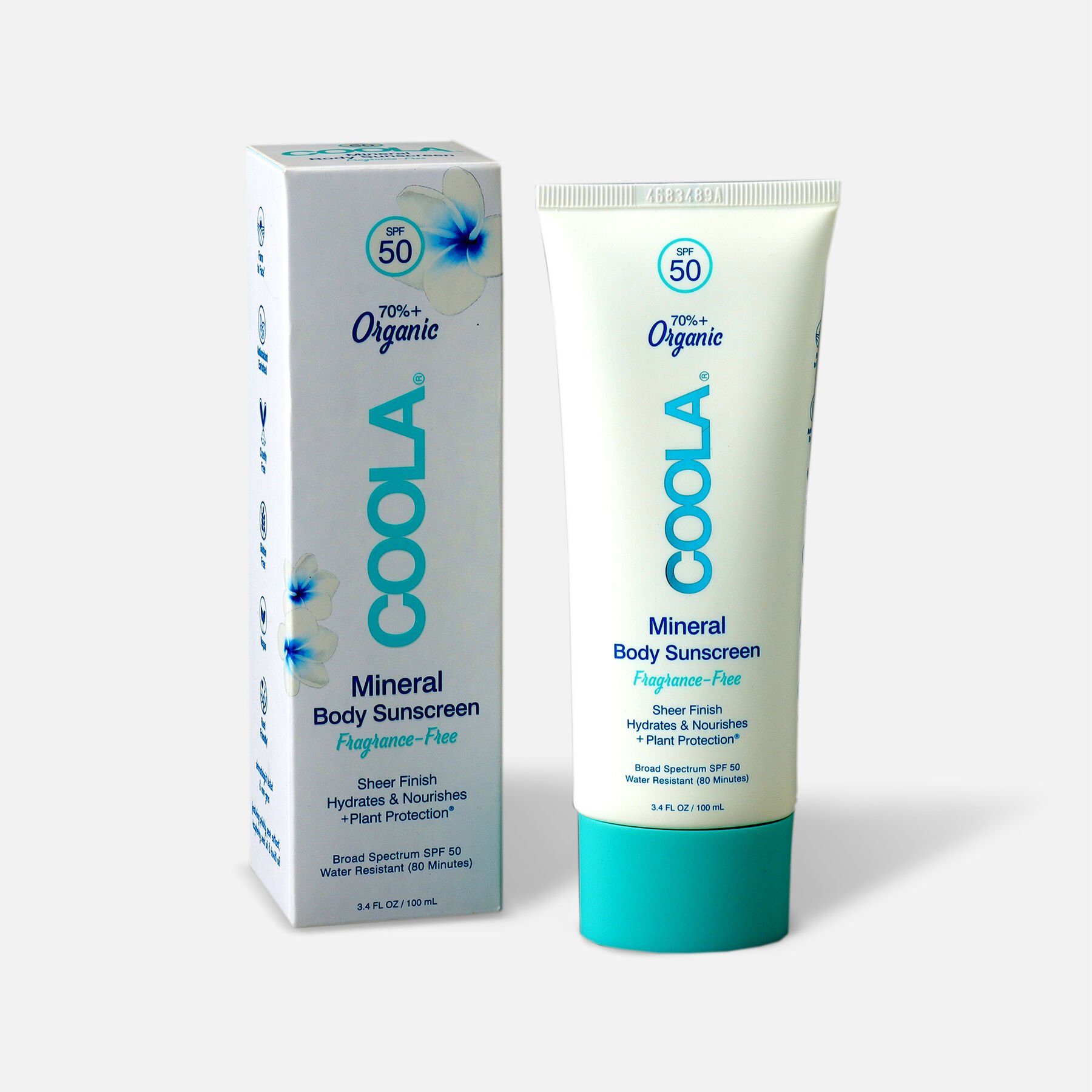 Coola Mineral Body Organic Sunscreen Lotion SPF 30, Fragrance Free