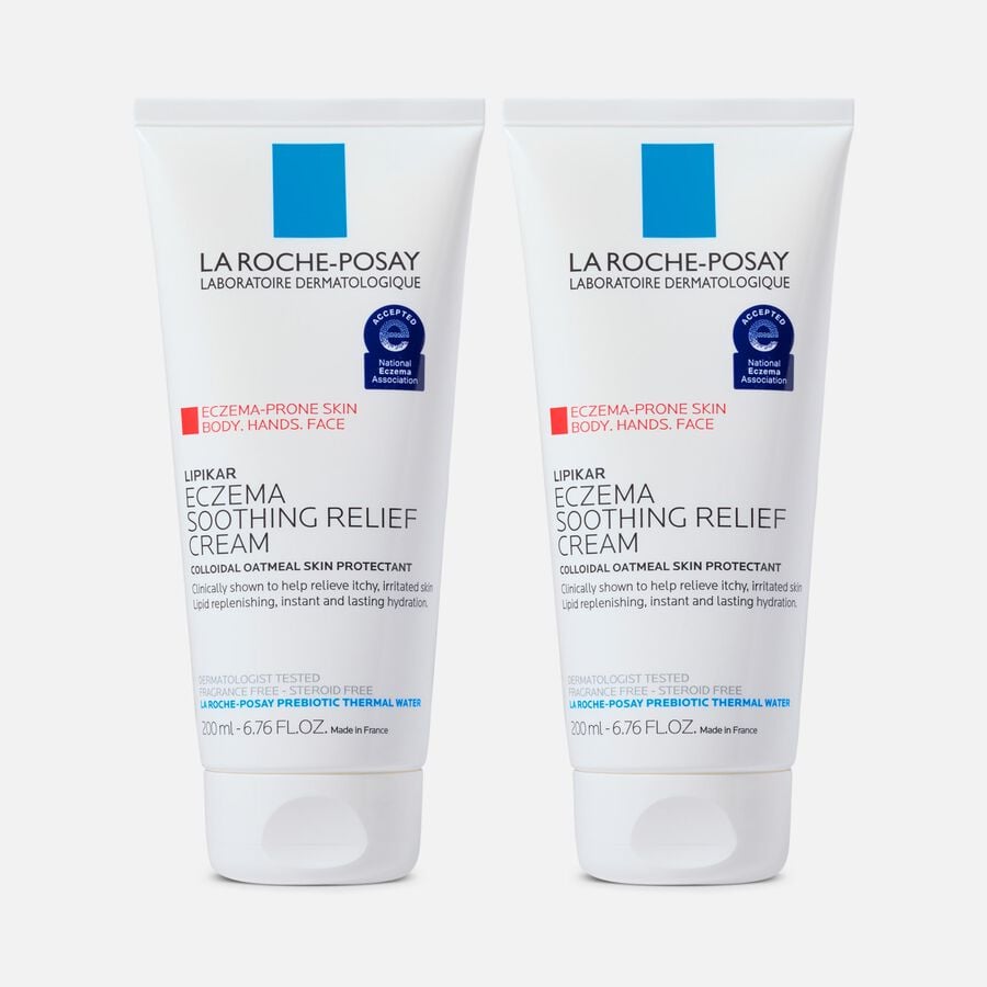 La Roche-Posay Lipikar Eczema Soothing Relief Cream, 6.76 oz. (2-Pack), , large image number 0