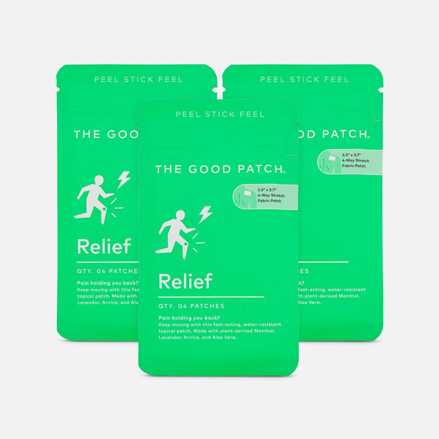 The Good Patch® Relief - Pain Relieving Wellness Patch, 4 ct. (3-Pack), , large image number 0