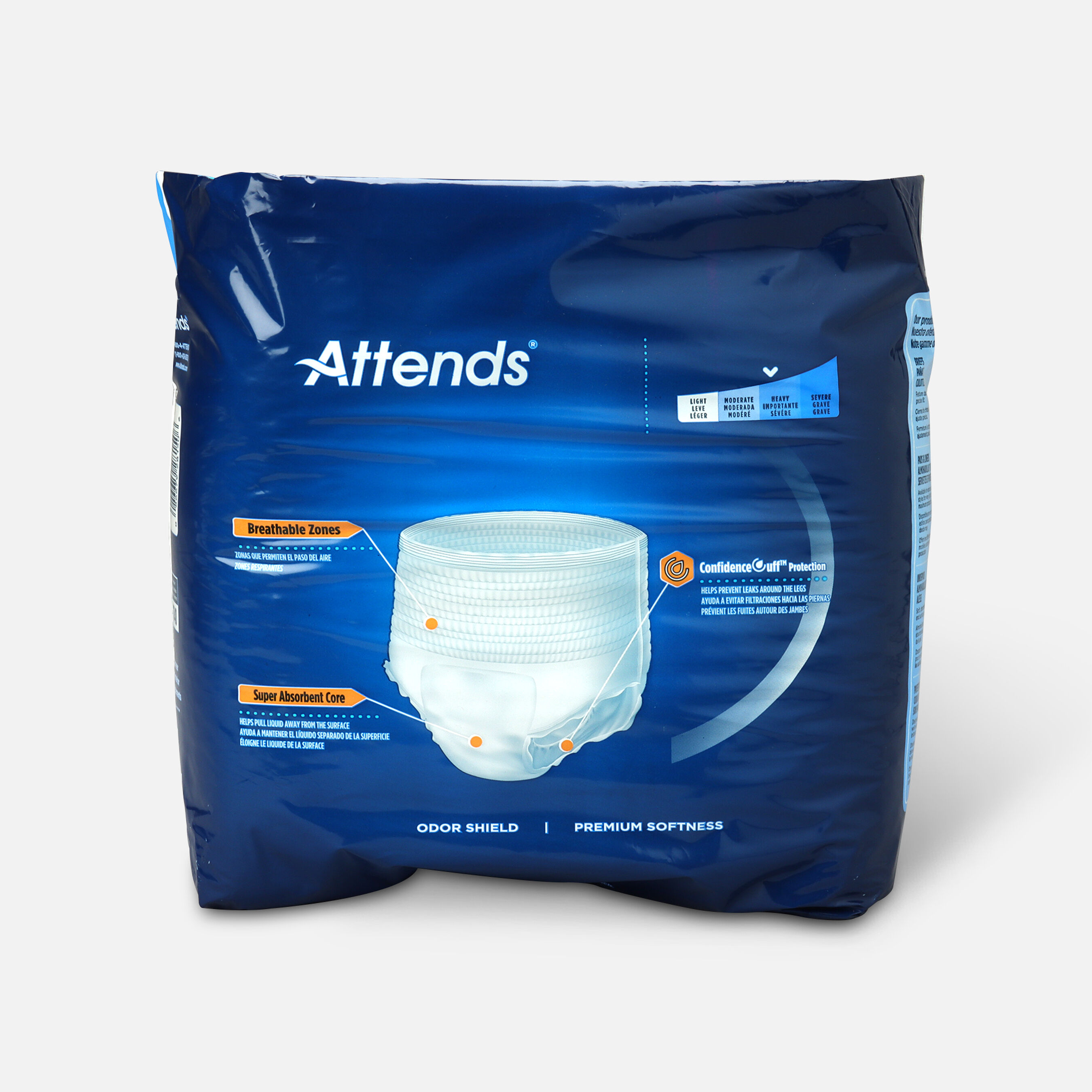 Attends Adult Extra Absorbency Protective Underwear