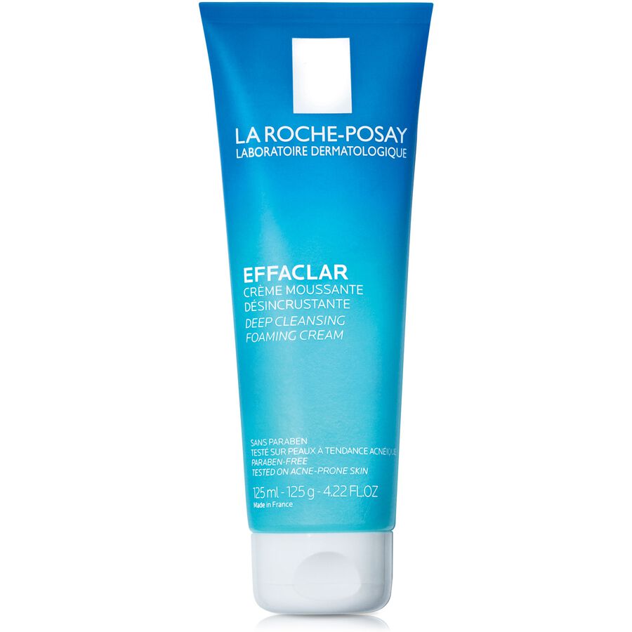 La RochePosay Effaclar Deep Cleansing Foaming Cream Cleanser, 4.22 oz
