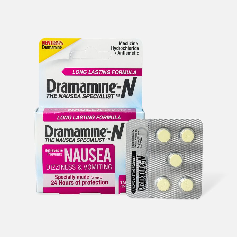Dramamine Nausea Long Lasting Formula Tablets, 10 ct., , large image number 1