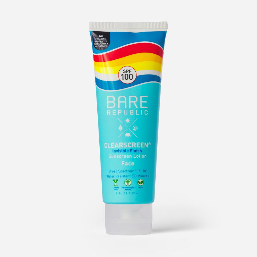 Bare Republic Clearscreen Face Lotion, SPF 100, 2 oz., , large image number 0