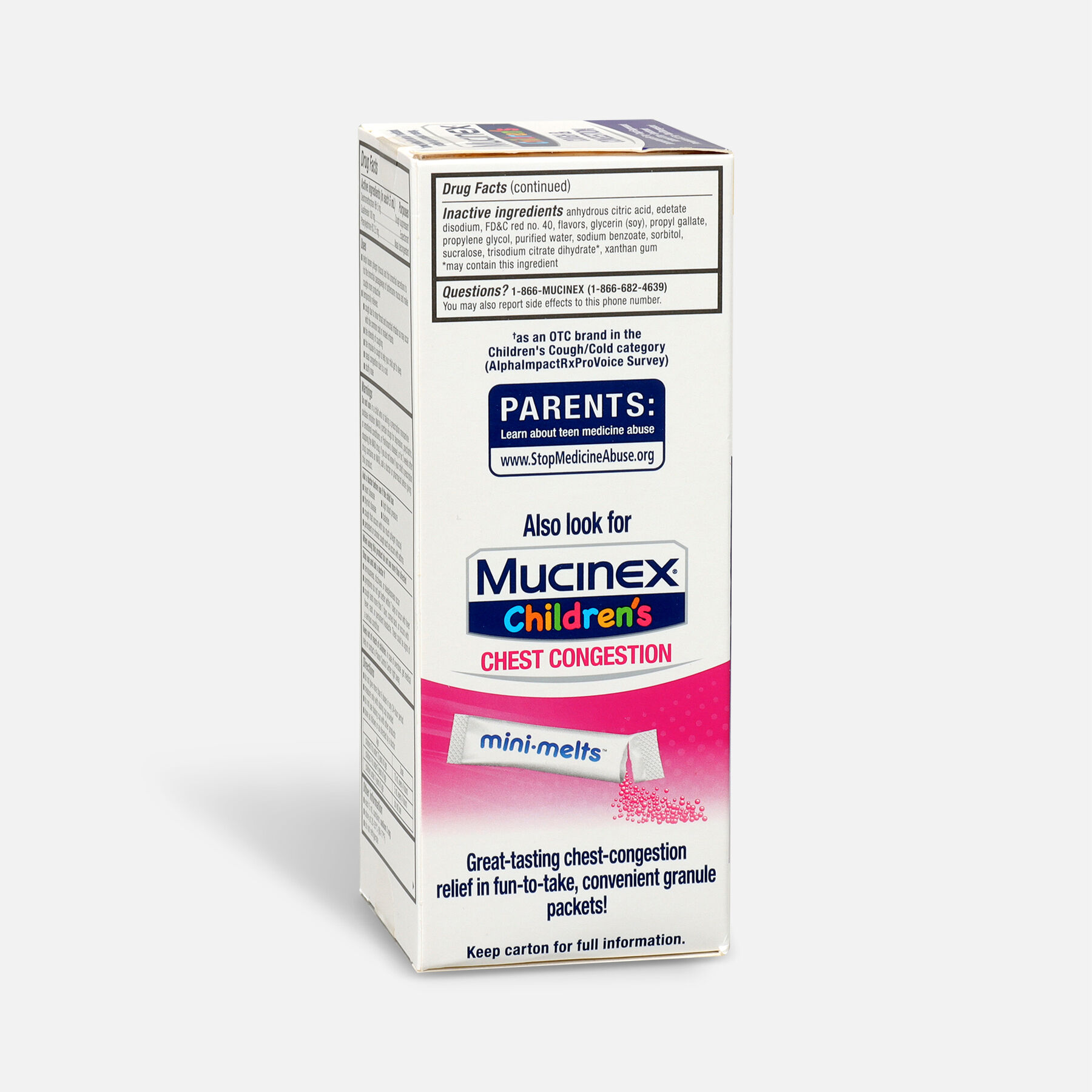 Mucinex Children's Liquid Congestion and Cough, Berrylicious, 6.8 oz