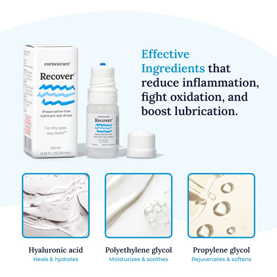 CorneaCare Recover Preservative-Free Artificial Tear, 0.33 fl oz., , large image number 3