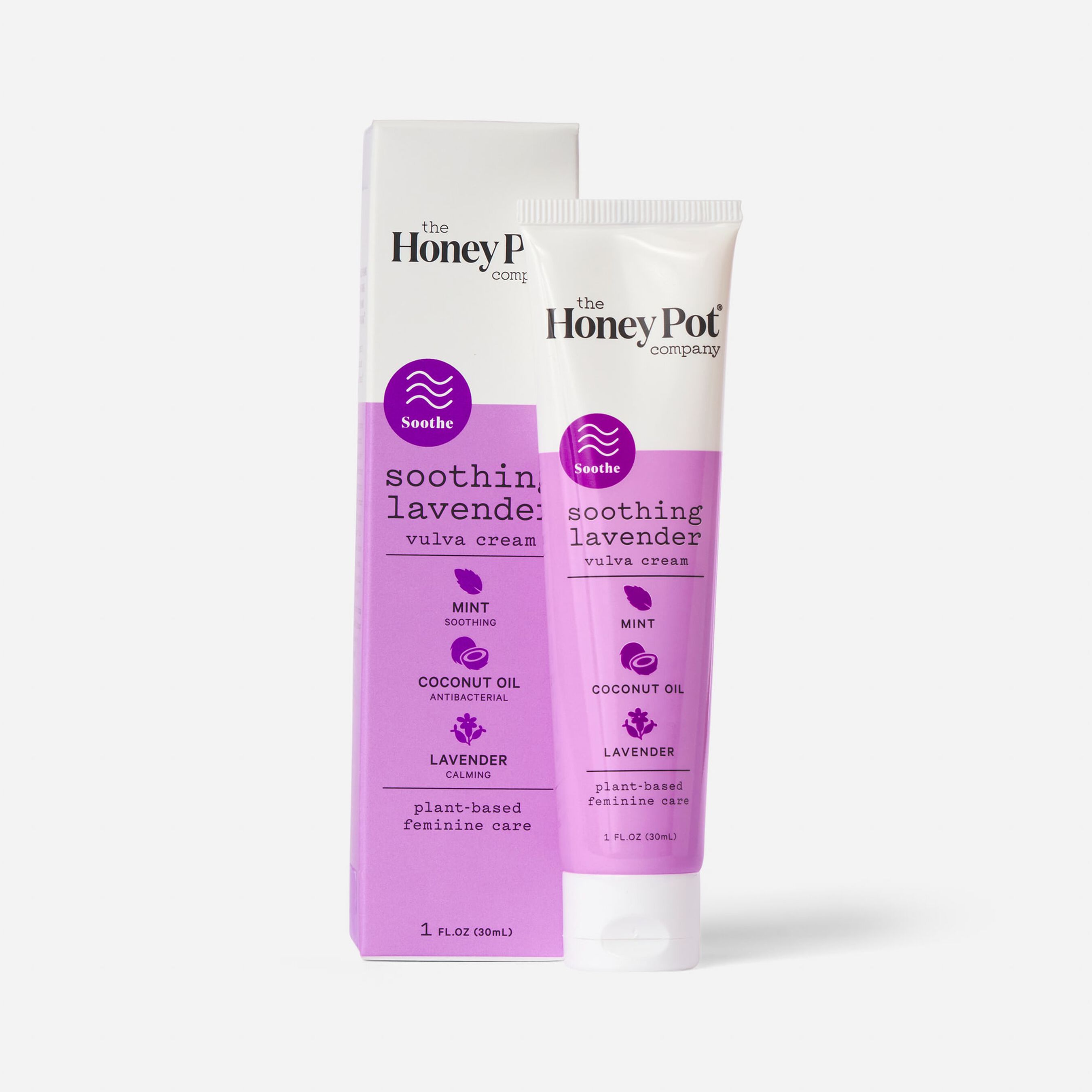 The Honey Pot Herbal Soothing Lavender Vulva Cream