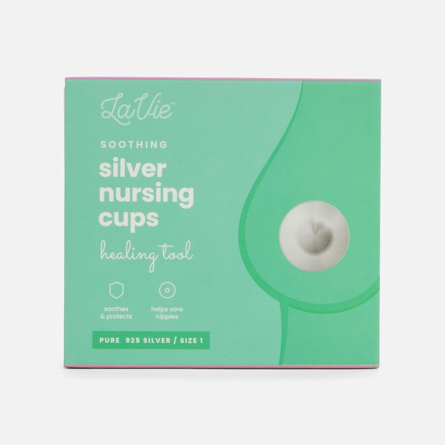 LaVie Silver Nursing Cups Set, , large image number 0