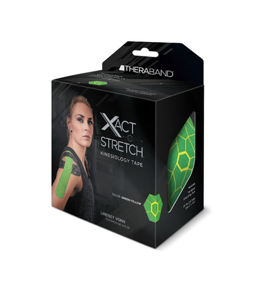 Theraband&reg; Kinesiology Tape Precut Roll Green/Yellow, 20 ct., , large image number 2