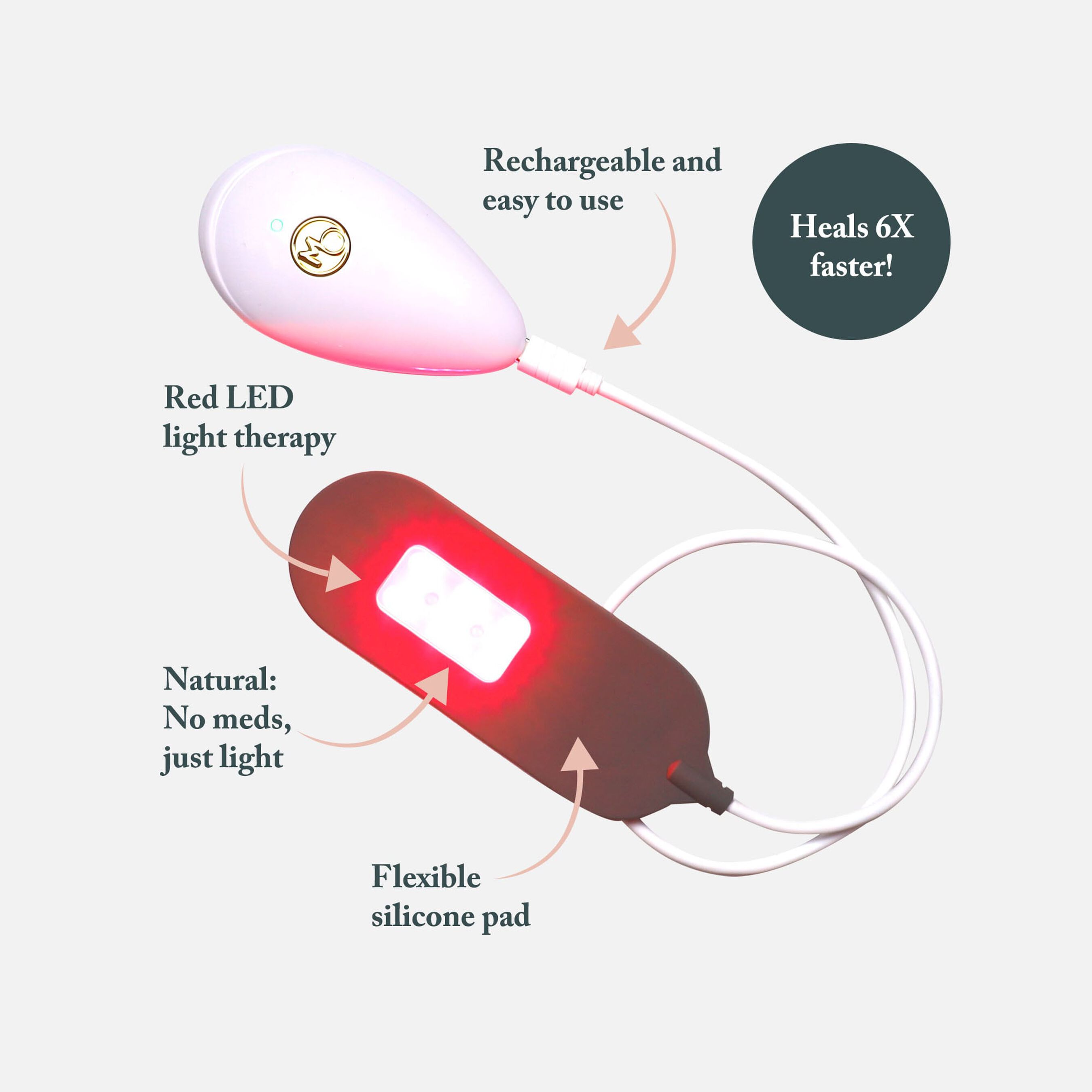 FSA Eligible Mommy Matters NeoHeat Red Light Therapy Device + NeoBrief