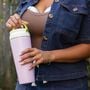 Willow Portable Milk Cooler, 16 fl. oz., Purple, , large image number 2