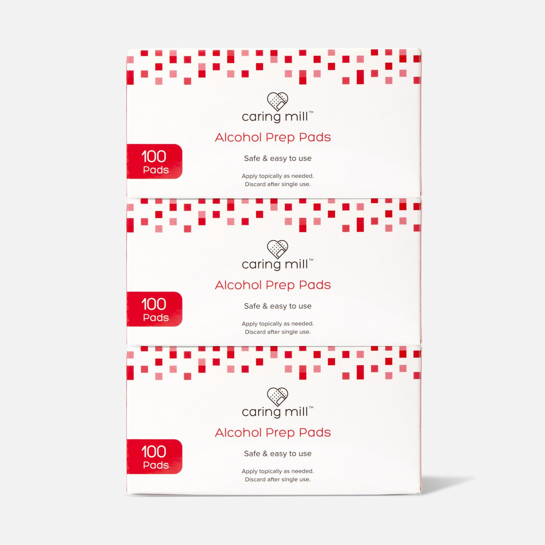 FSA Eligible Caring Mill™ Alcohol Prep Pads, 100 ct. (3Pack) FSA Store