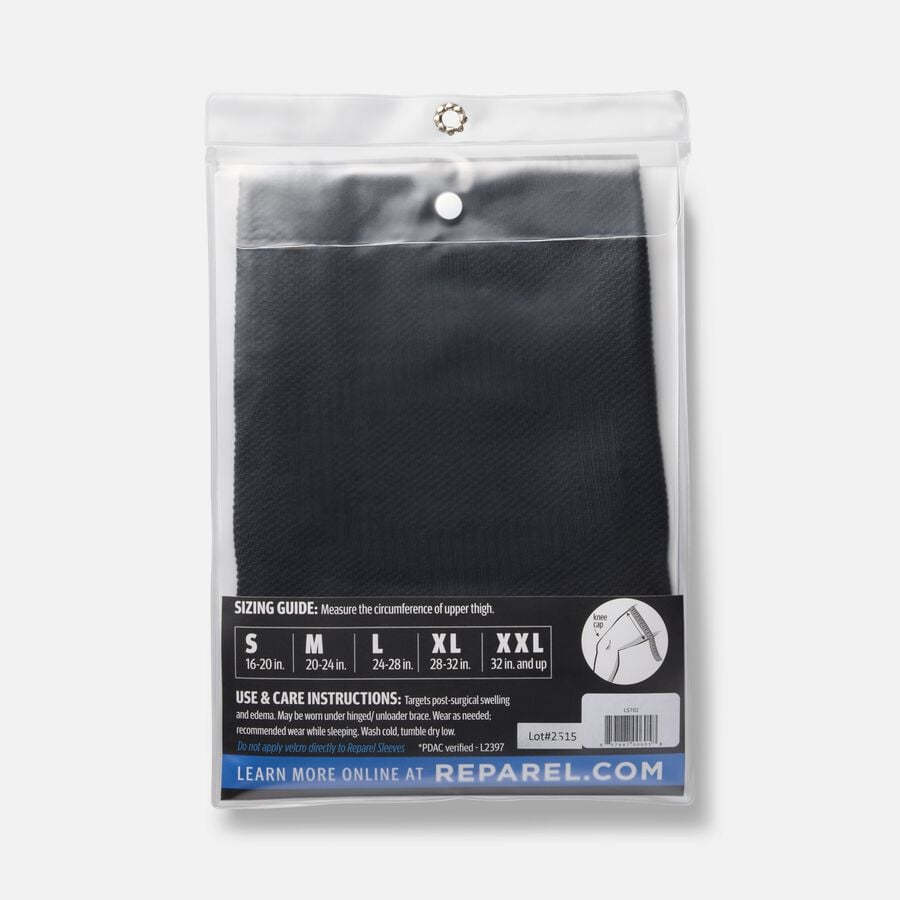 Reparel Leg Sleeve, Black, L, , large image number 1