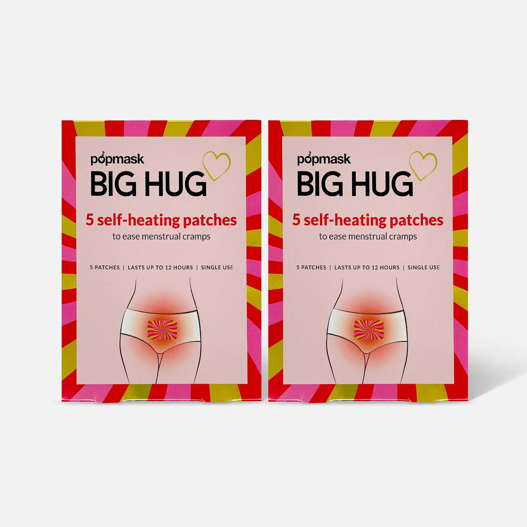POPMASK BIG HUG Self-Heating Patches, 5 ct. (2-Pack)