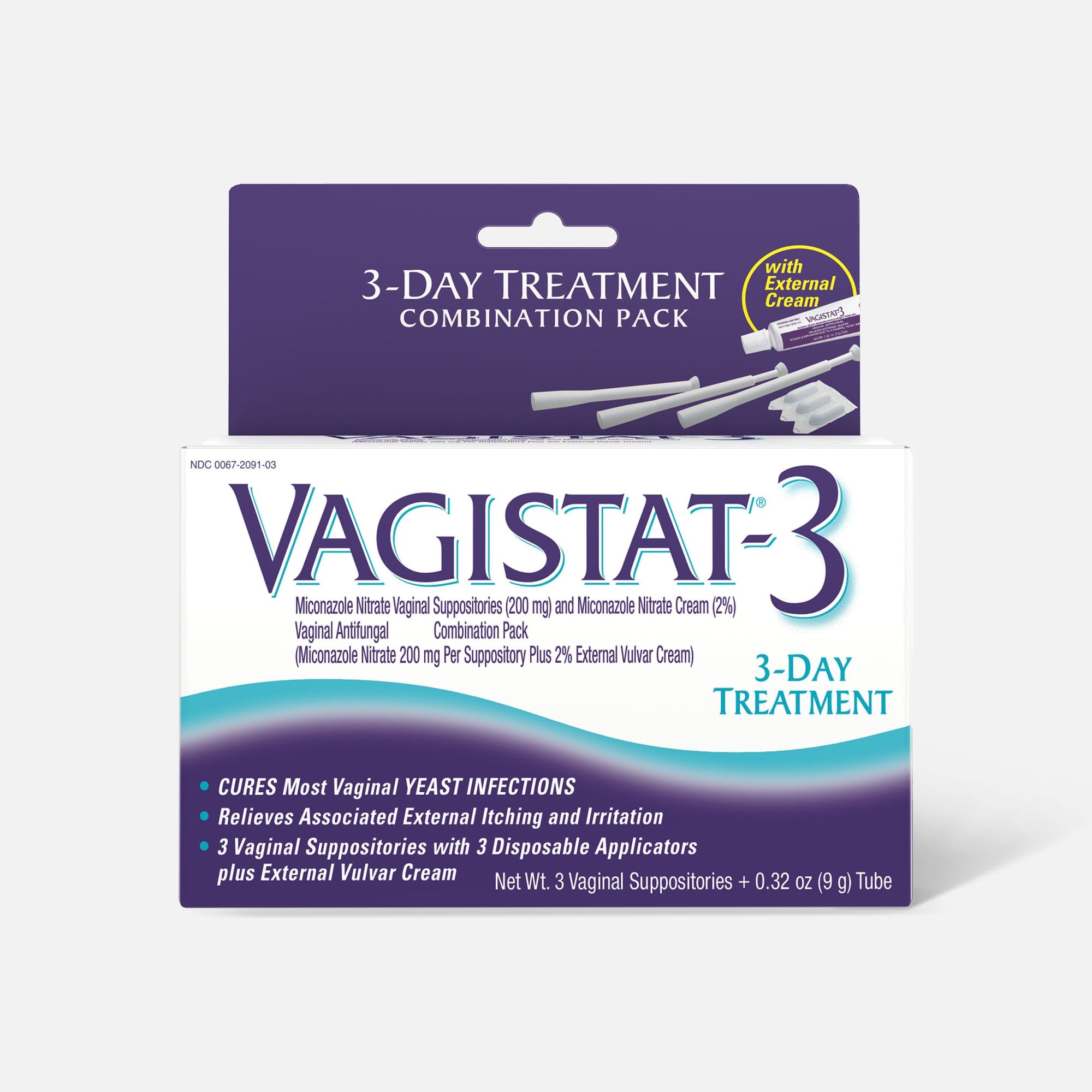 Vagistat 3-Day Vaginal Antifungal Treatment