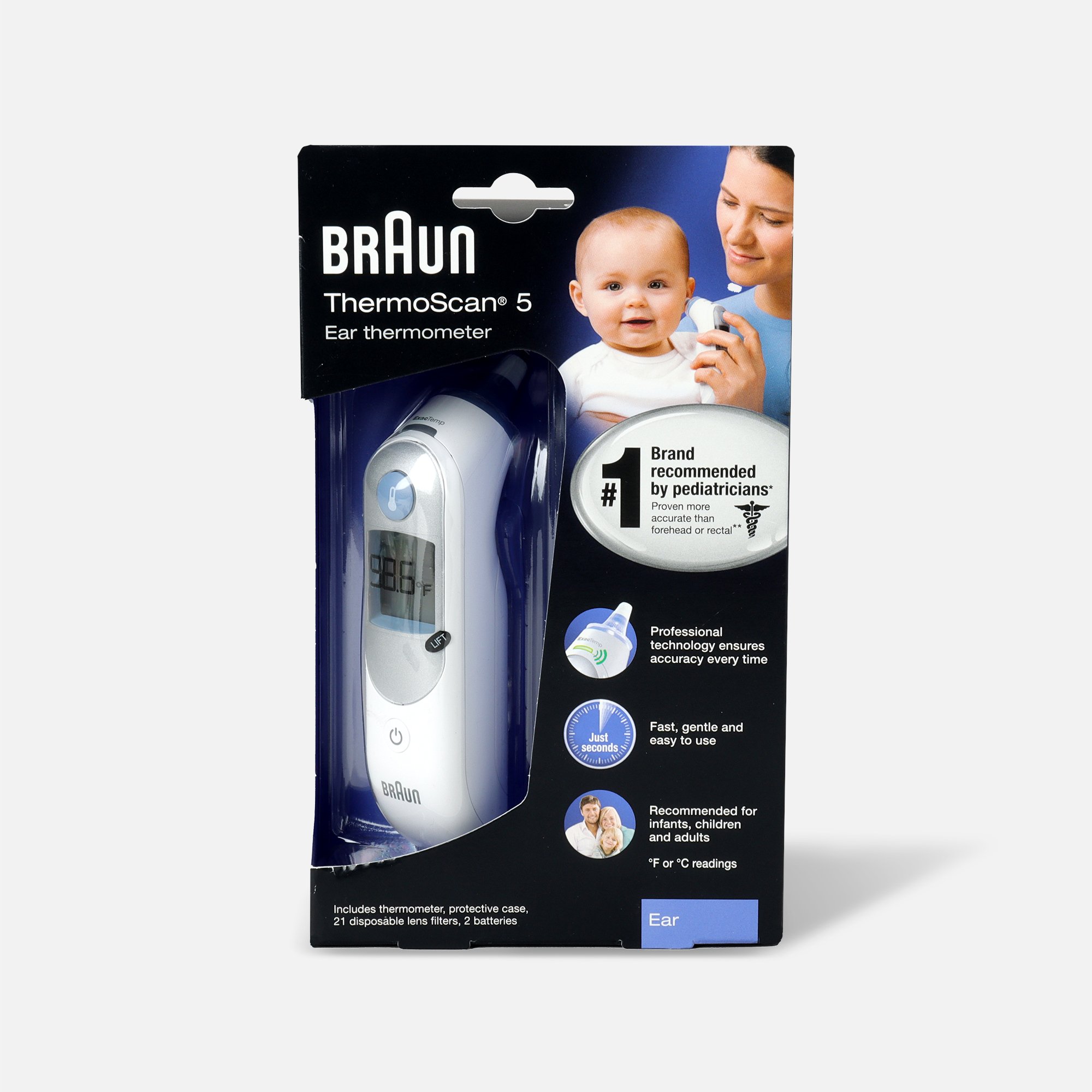 Home & Garden Braun ThermoScan 5 Ear Thermometer for baby/child/adult IRT  6020 *SPECIAL OFFER* MI8261491