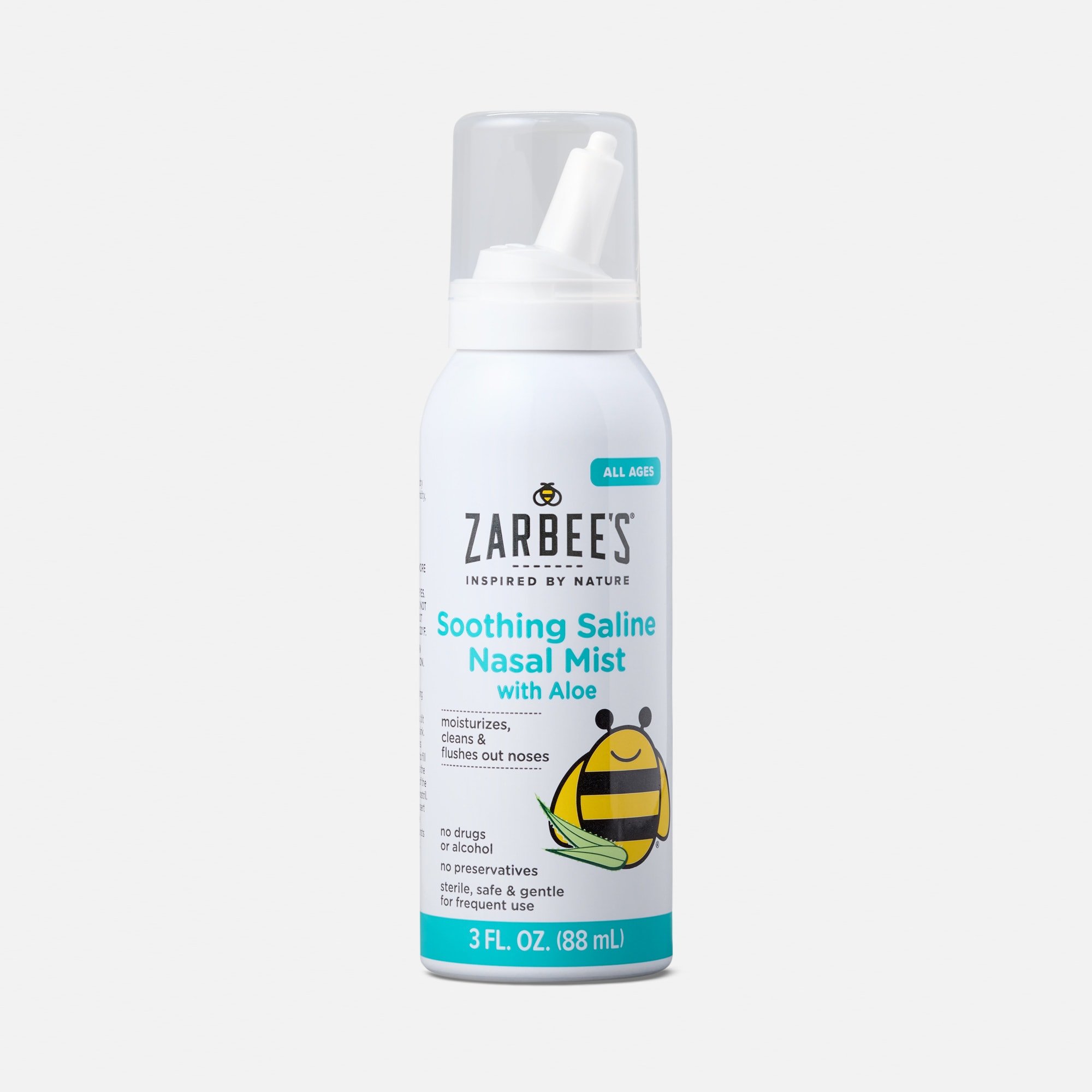 Zarbee's Naturals Soothing Saline Nasal Mist with Aloe