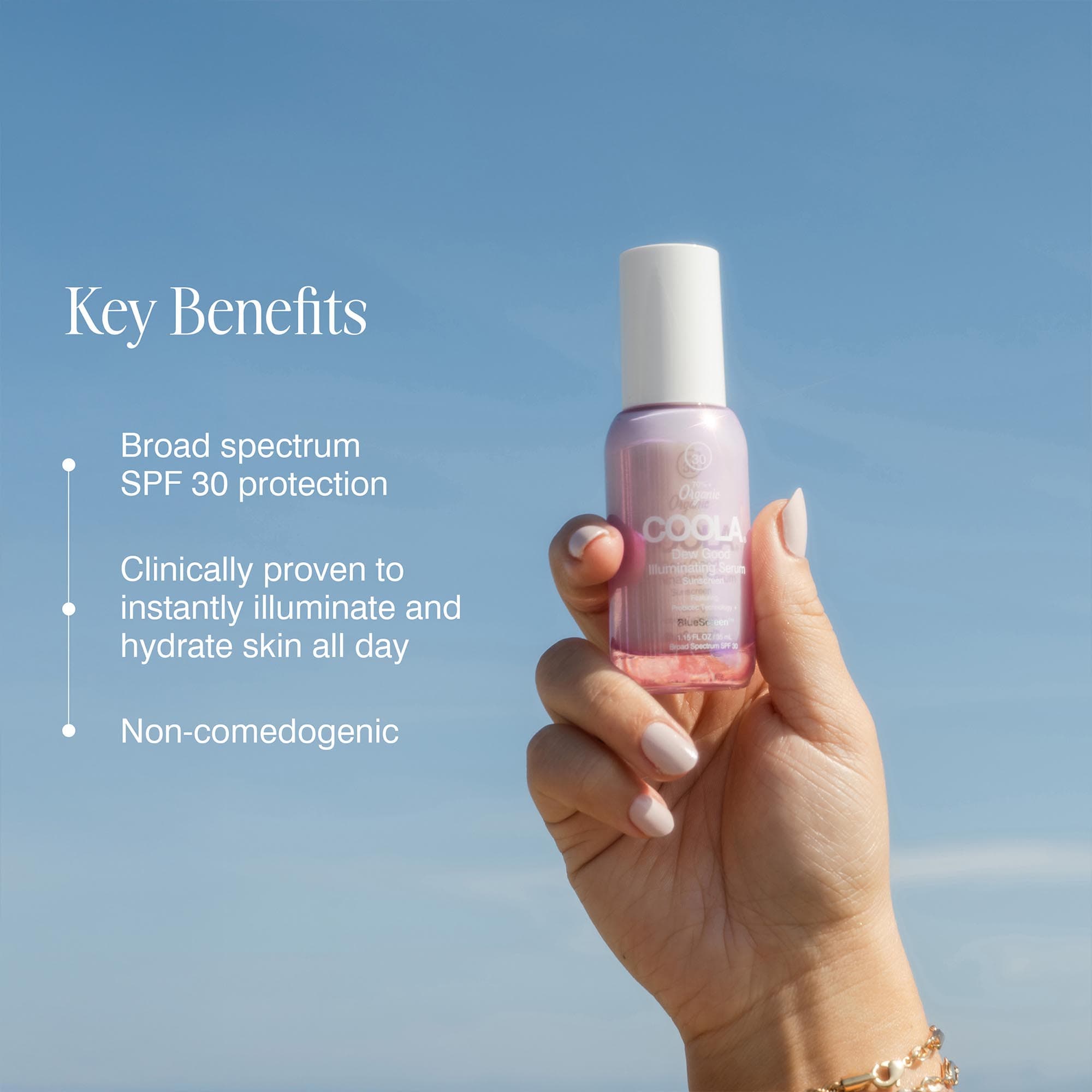 ALL DEW Illuminating Cream 3本セット COOLA Dew Good Illuminating Serum Sunscreen with Probiotic