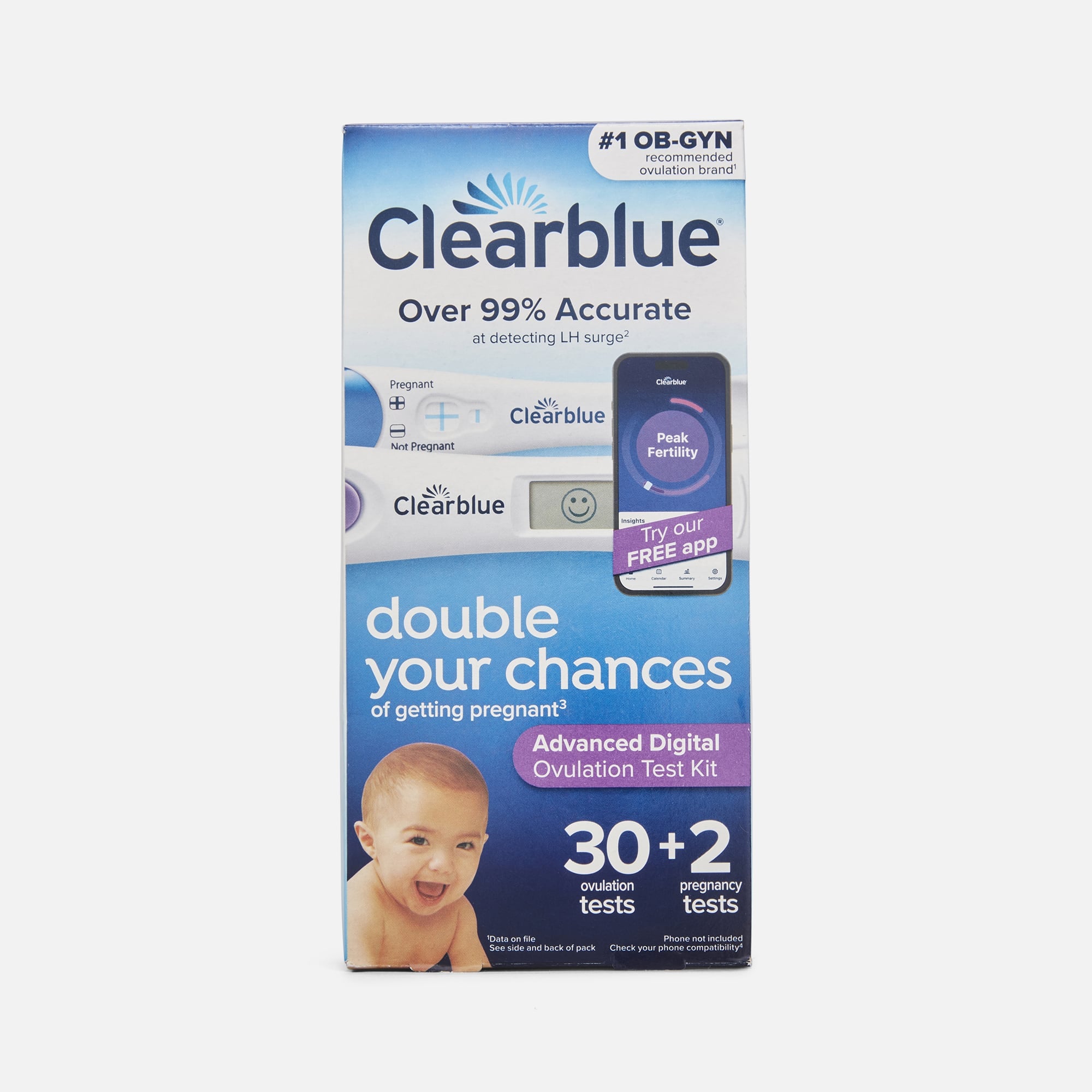 FSA Eligible Clearblue Fertility Monitor Test Strips, 30 ct. | FSA Store