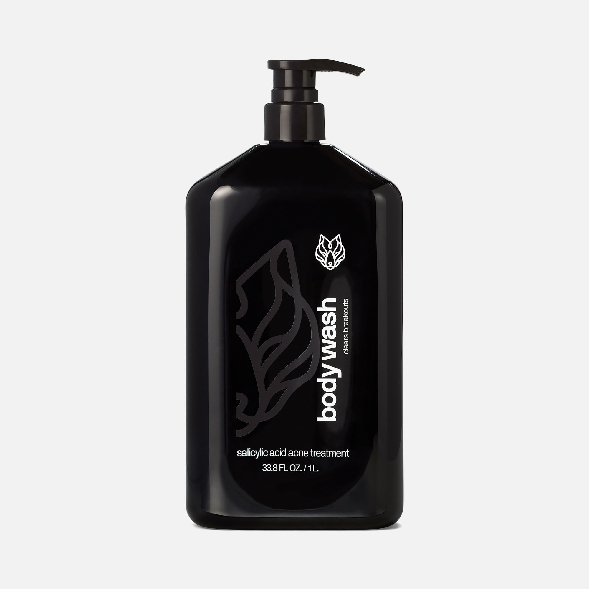 Black Wolf Acne Charcoal Body Wash, 1 Liter