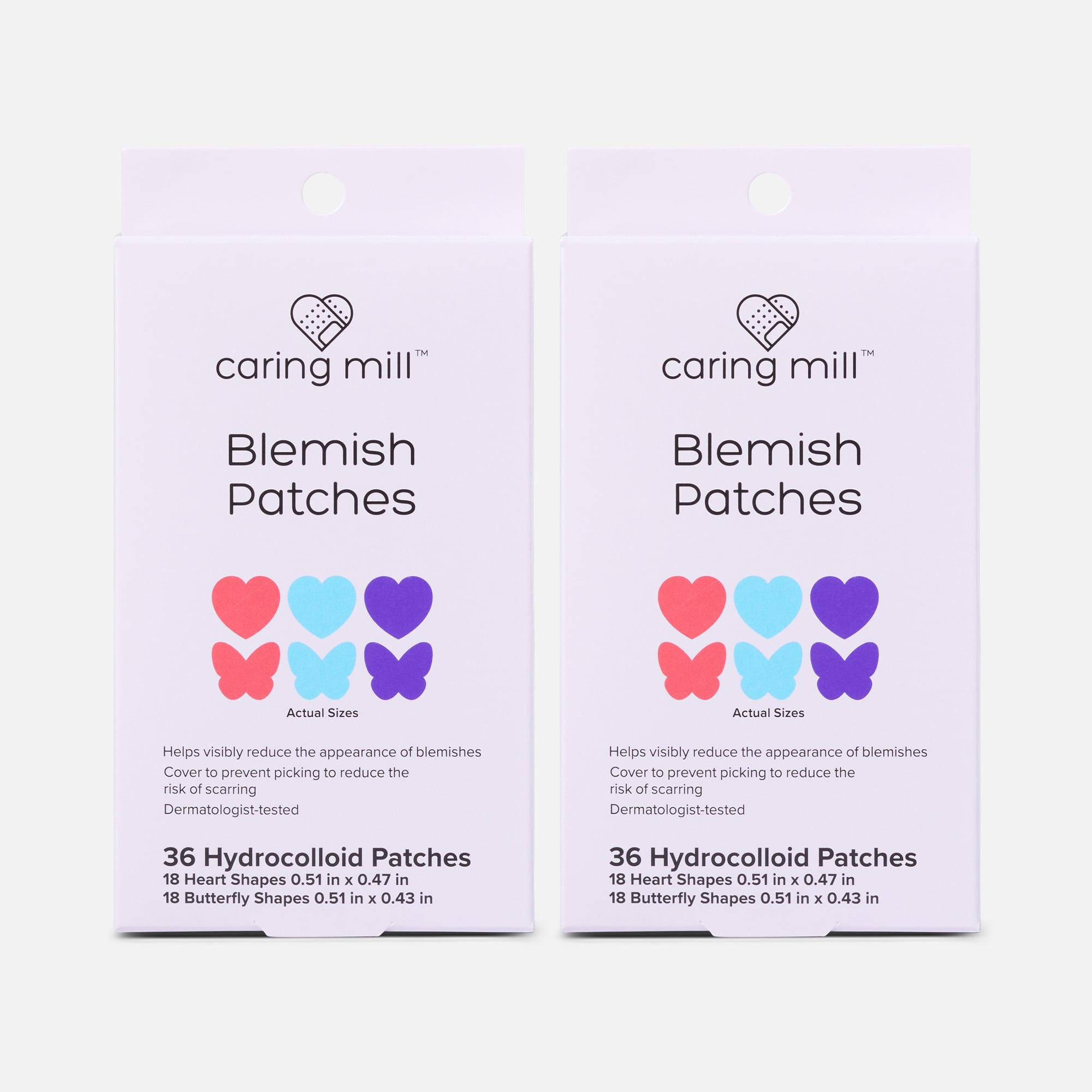 Caring Mill™ Colors & Shapes Acne Patch, 36 ct. (2-Pack)