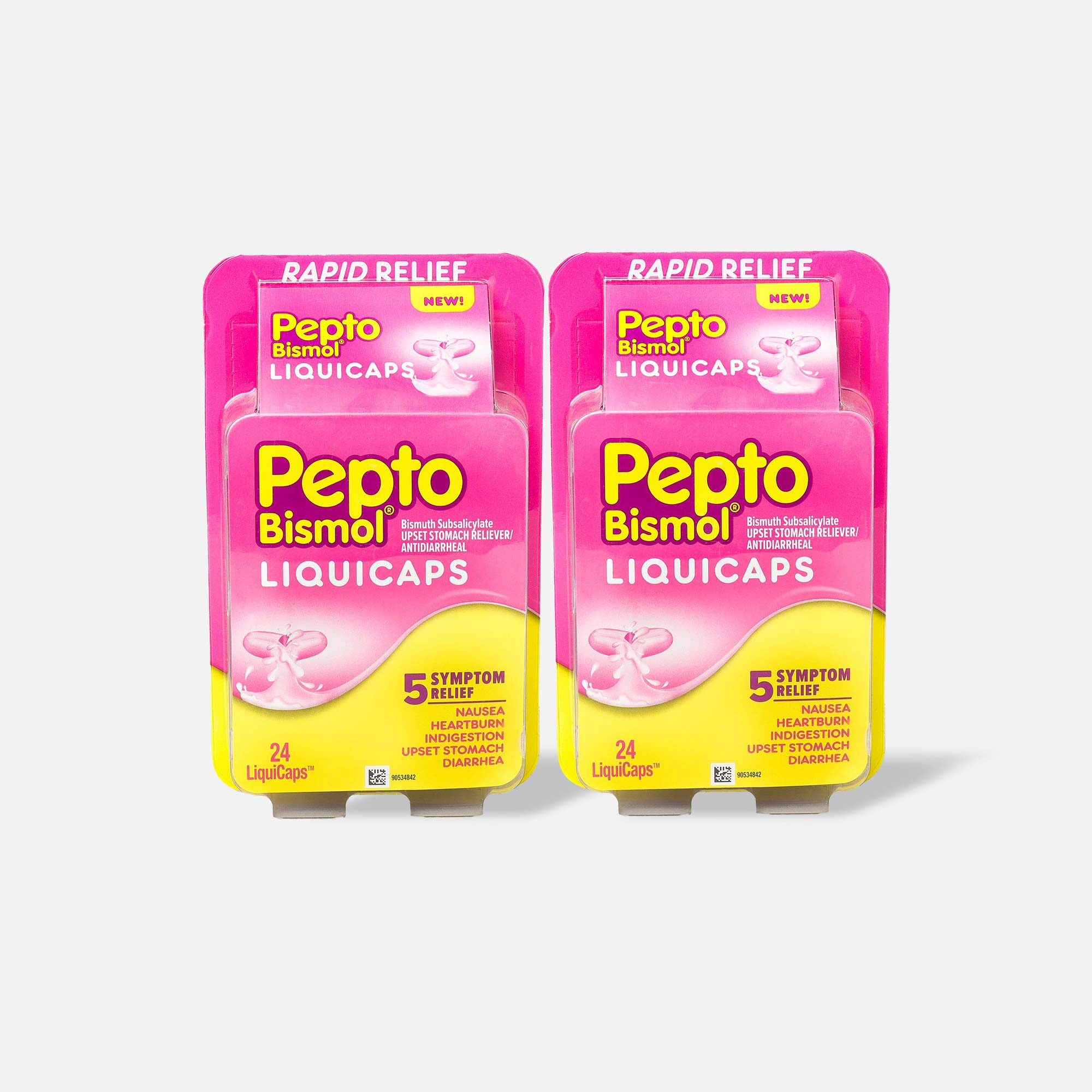 Pepto Bismol LiquiCaps, 24 ct. (2-Pack)