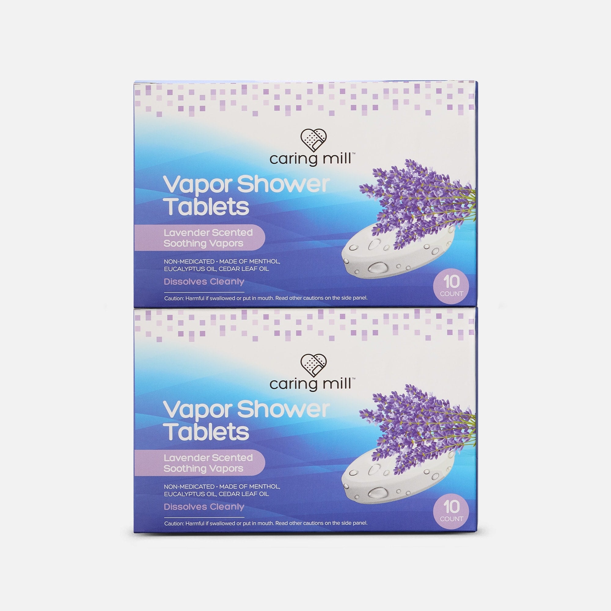 Caring Mill™ Vapor Shower Tablets Lavender, 10 ct. (2-Pack)