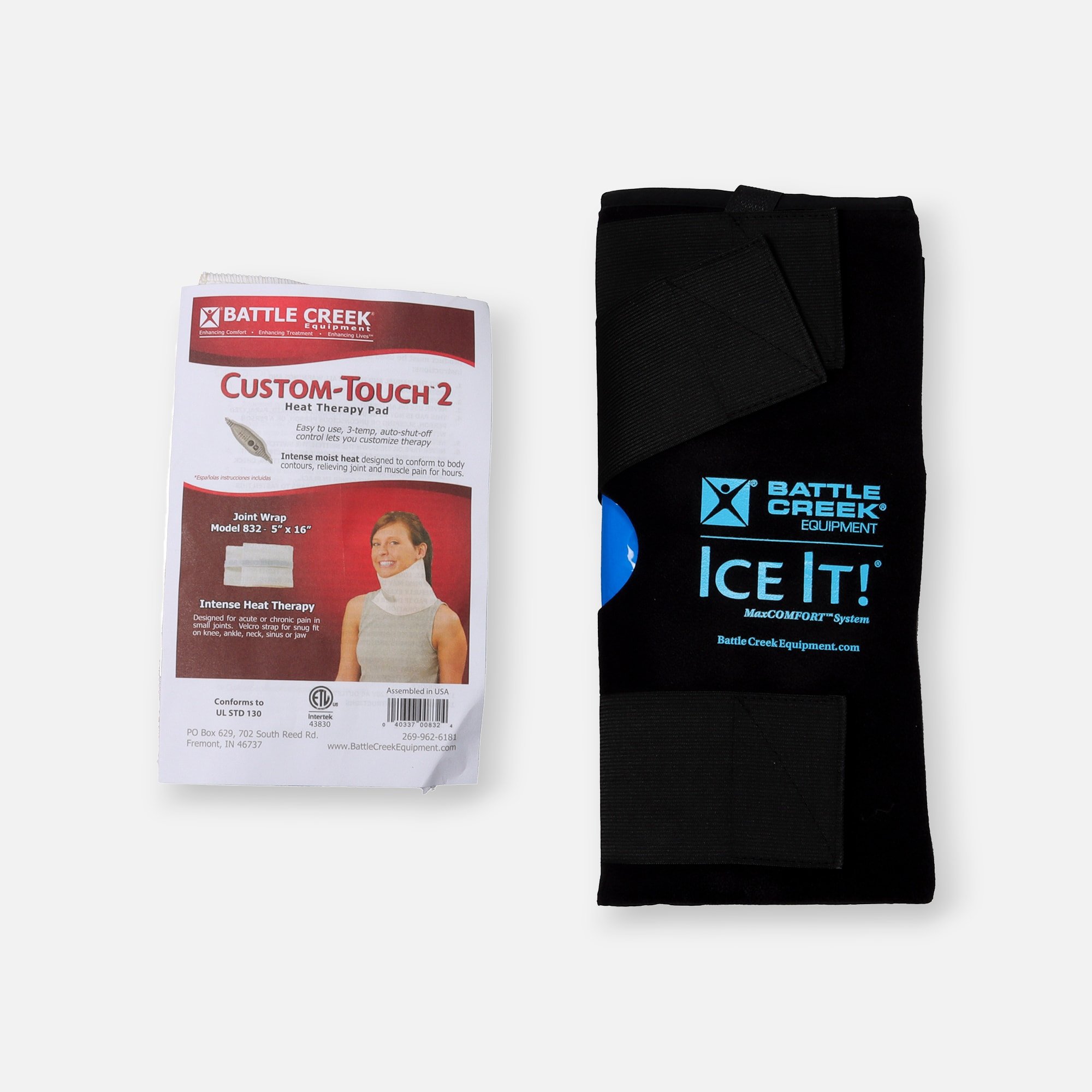 Battle Creek Knee Pain Kit 2.0 with Electric Moist Heat and Cold Therapy