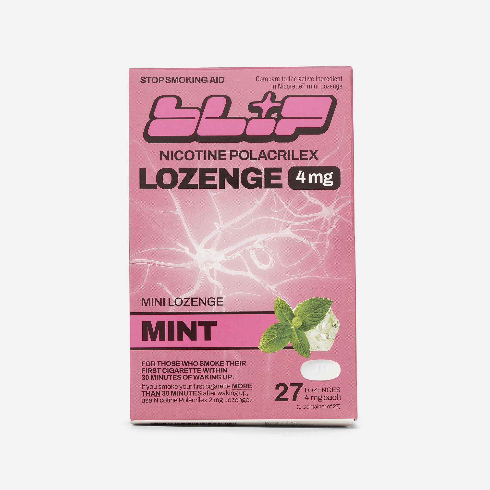 Blip Nicotine Mini Lozenges, Mint Freeze, 4mg, 27 ct.
