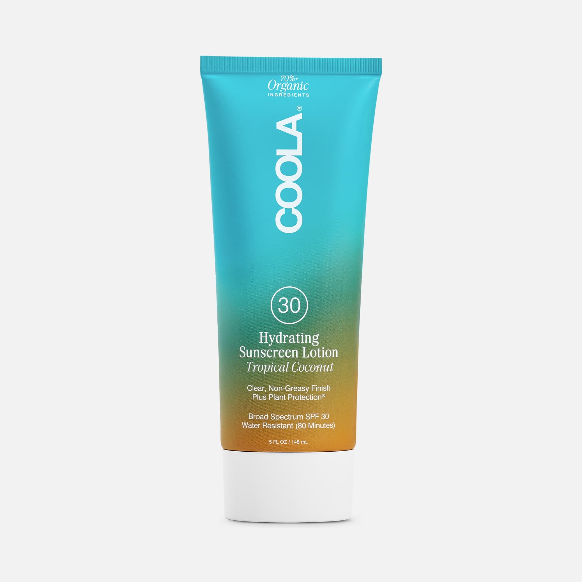 COOLA Classic Body Organic Sunscreen Lotion SPF 30 Tropical Coconut, 5 oz.