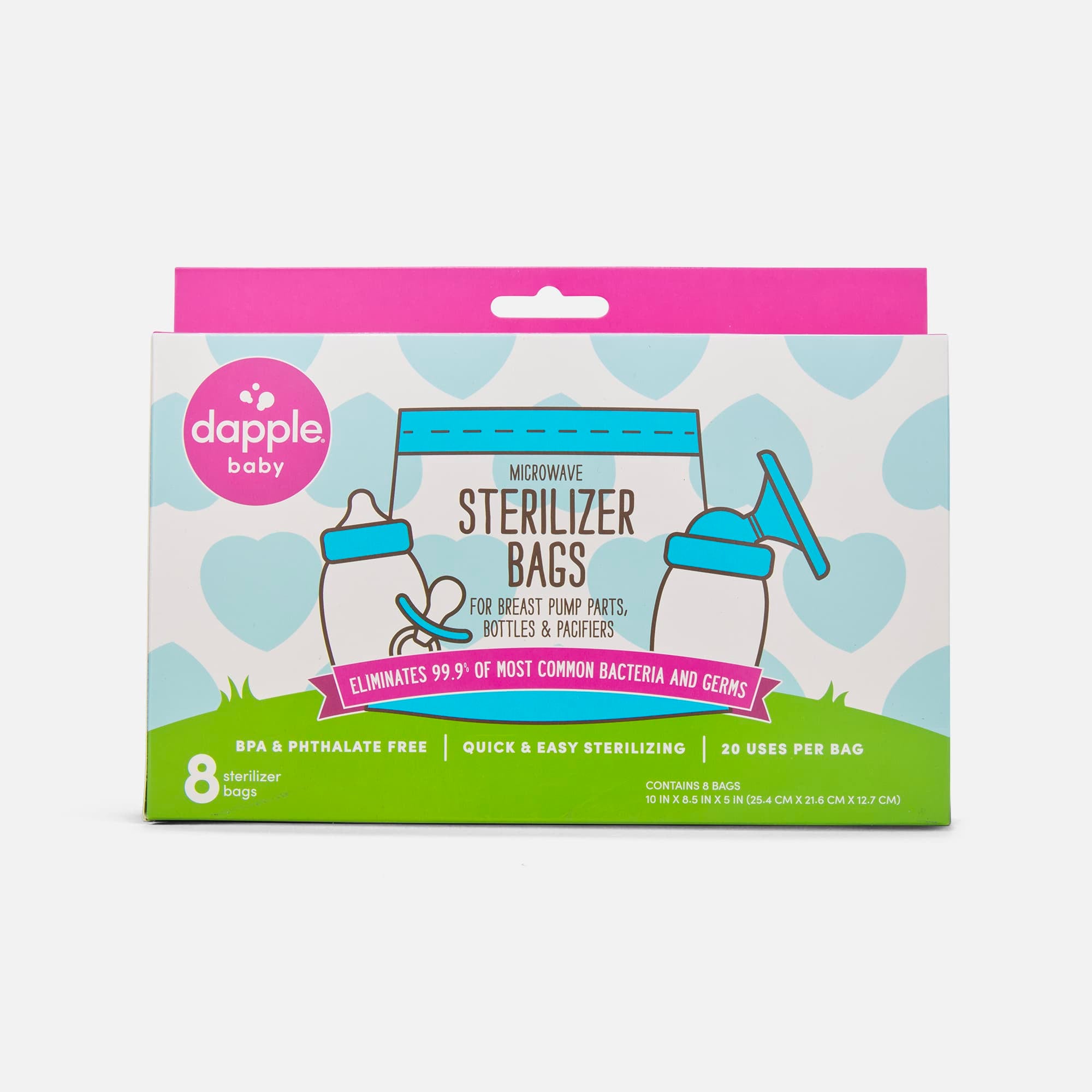 Dapple Baby Microwave Sterilizer Bags, 8 ct.
